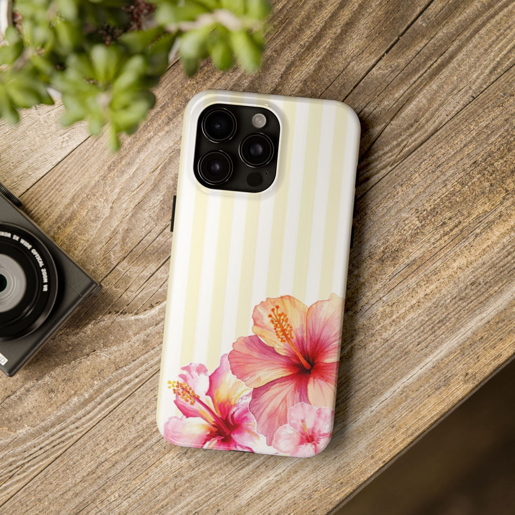 Yellow Stripe- Phone Case