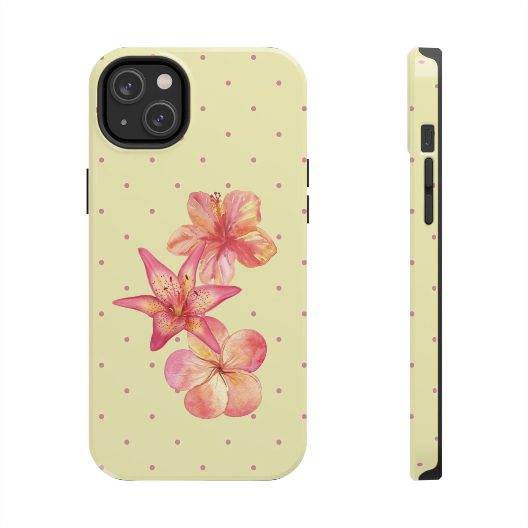 Yellow Polka Dot- Phone Case
