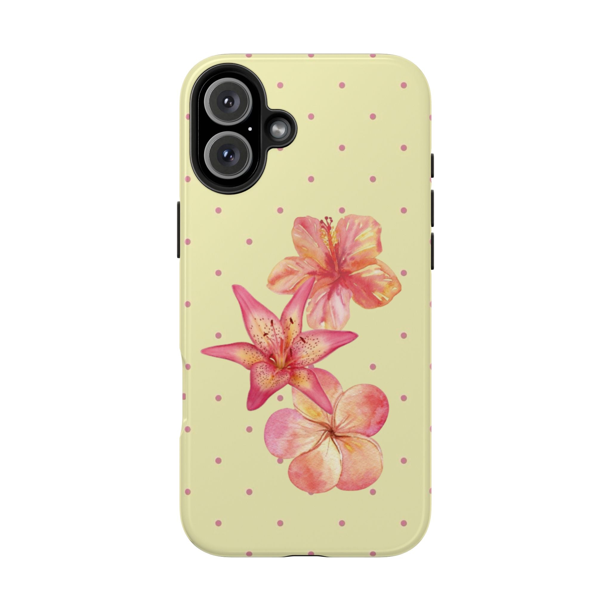 Yellow Polka Dot- Phone Case
