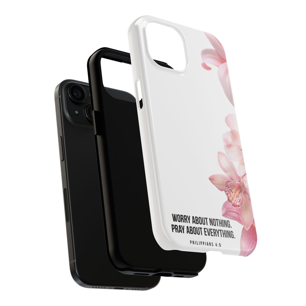 Worry About Nothing White- Phone Case