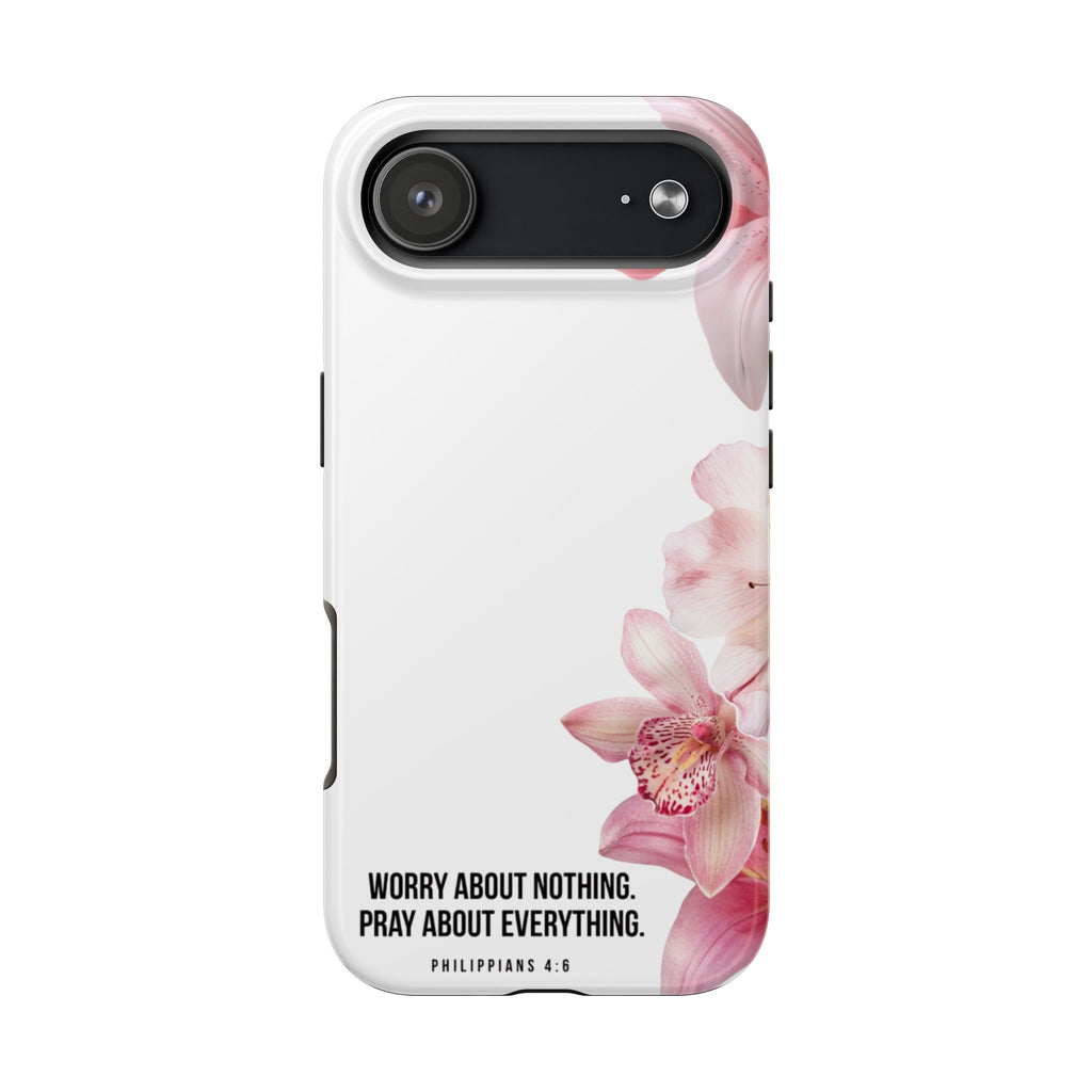 Worry About Nothing White- Phone Case