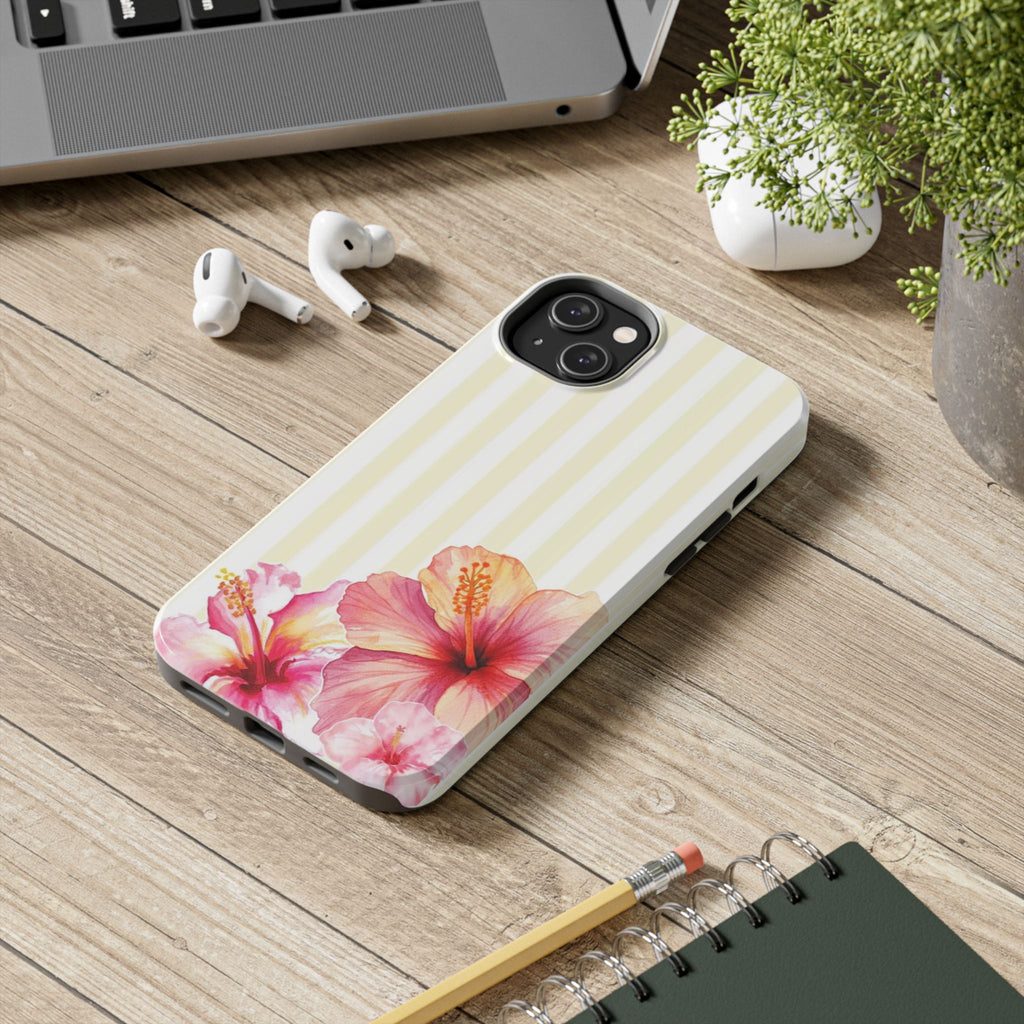 Yellow Stripe- Phone Case