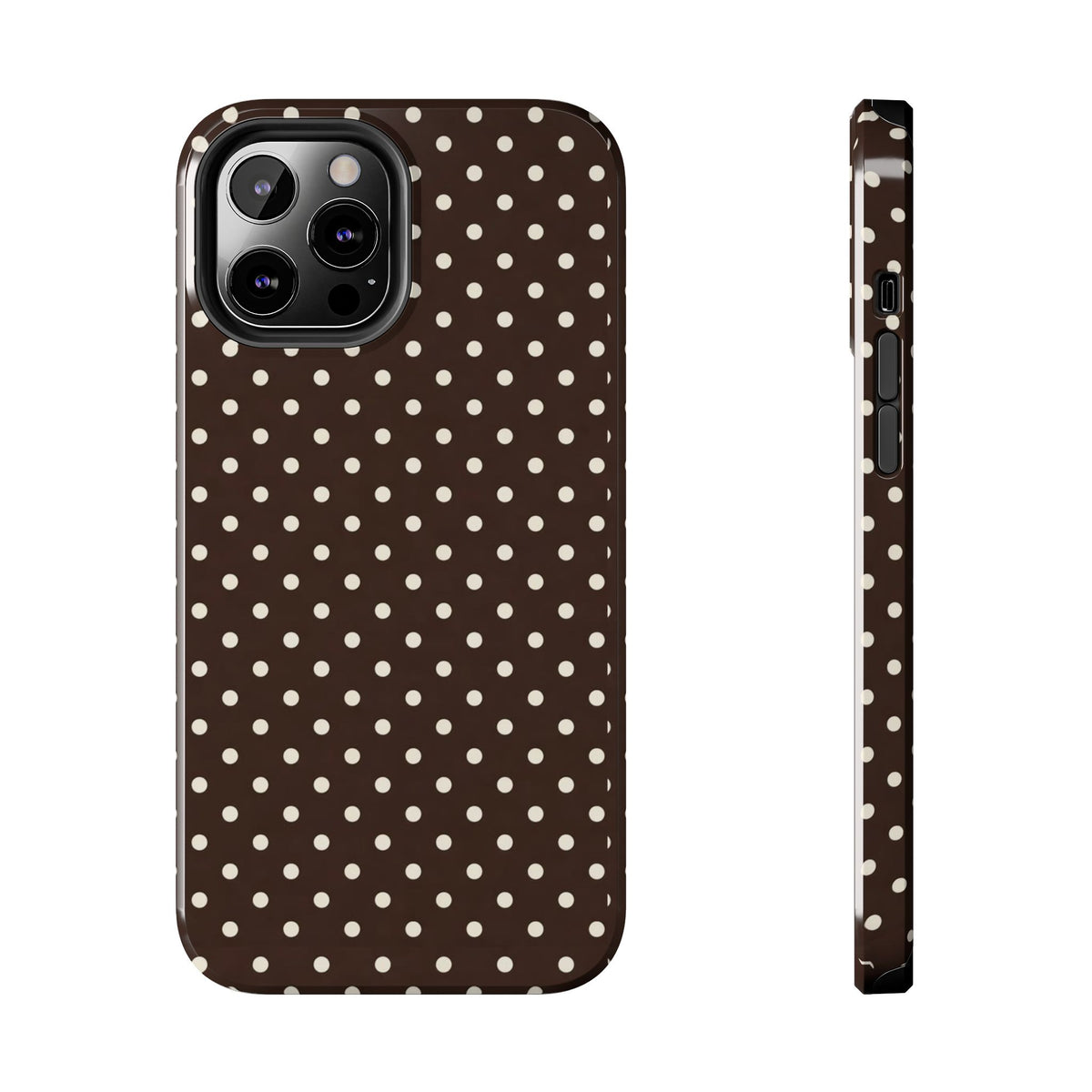 Brown Polka Dot - Phone Cases