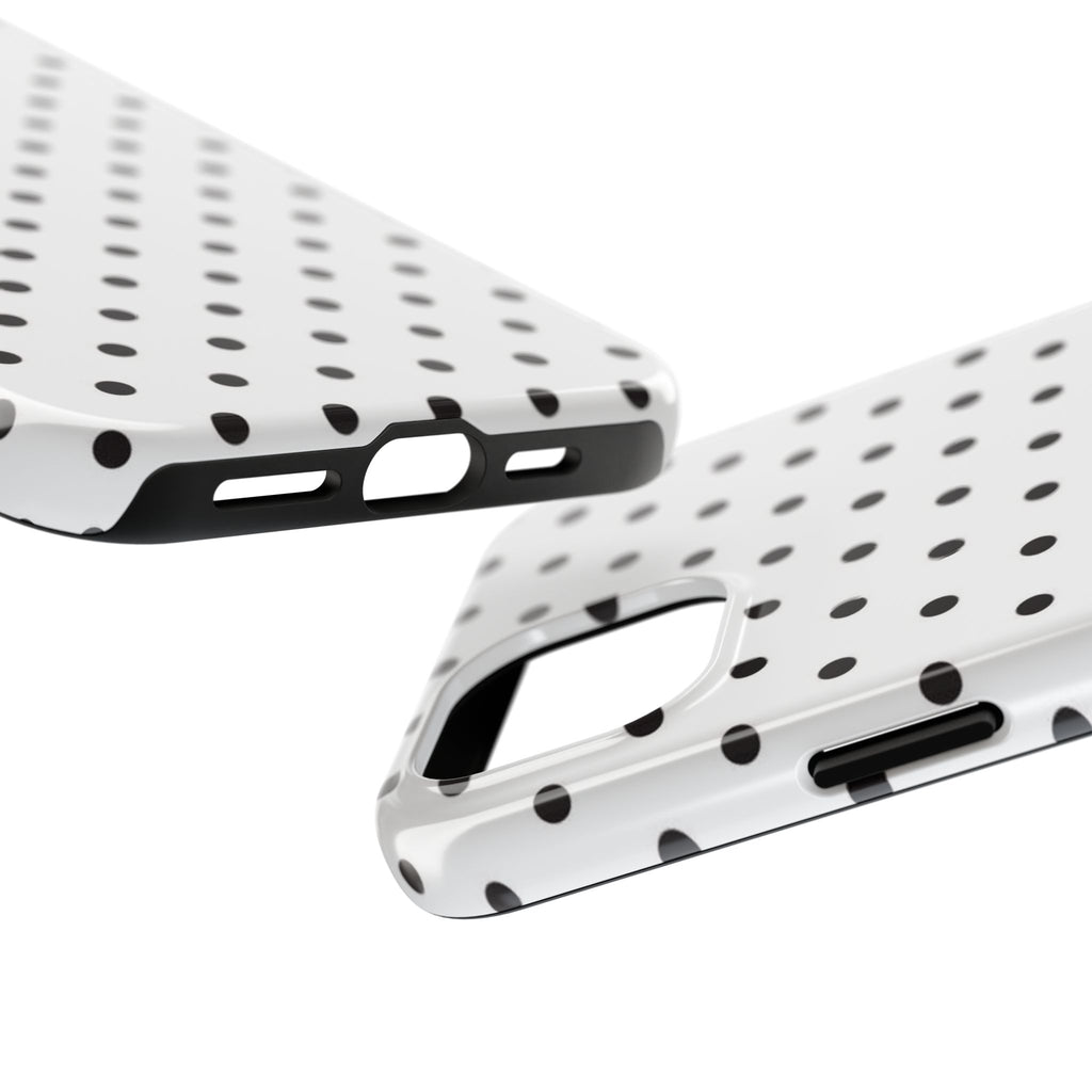 White Polka Dot Phone Case