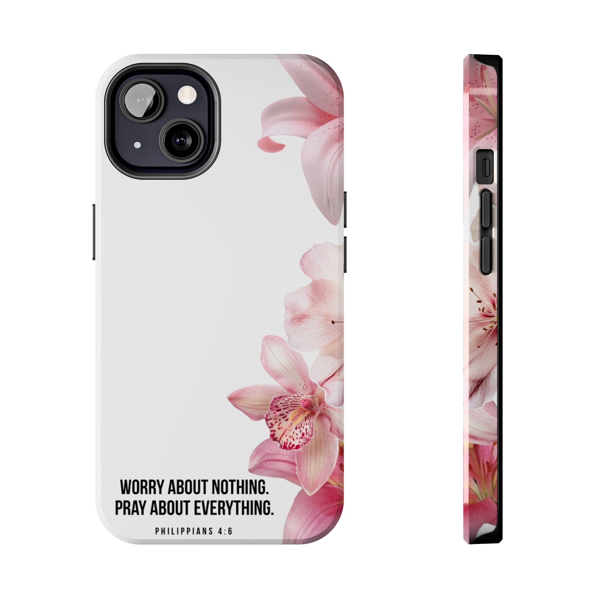 Worry About Nothing White- Phone Case