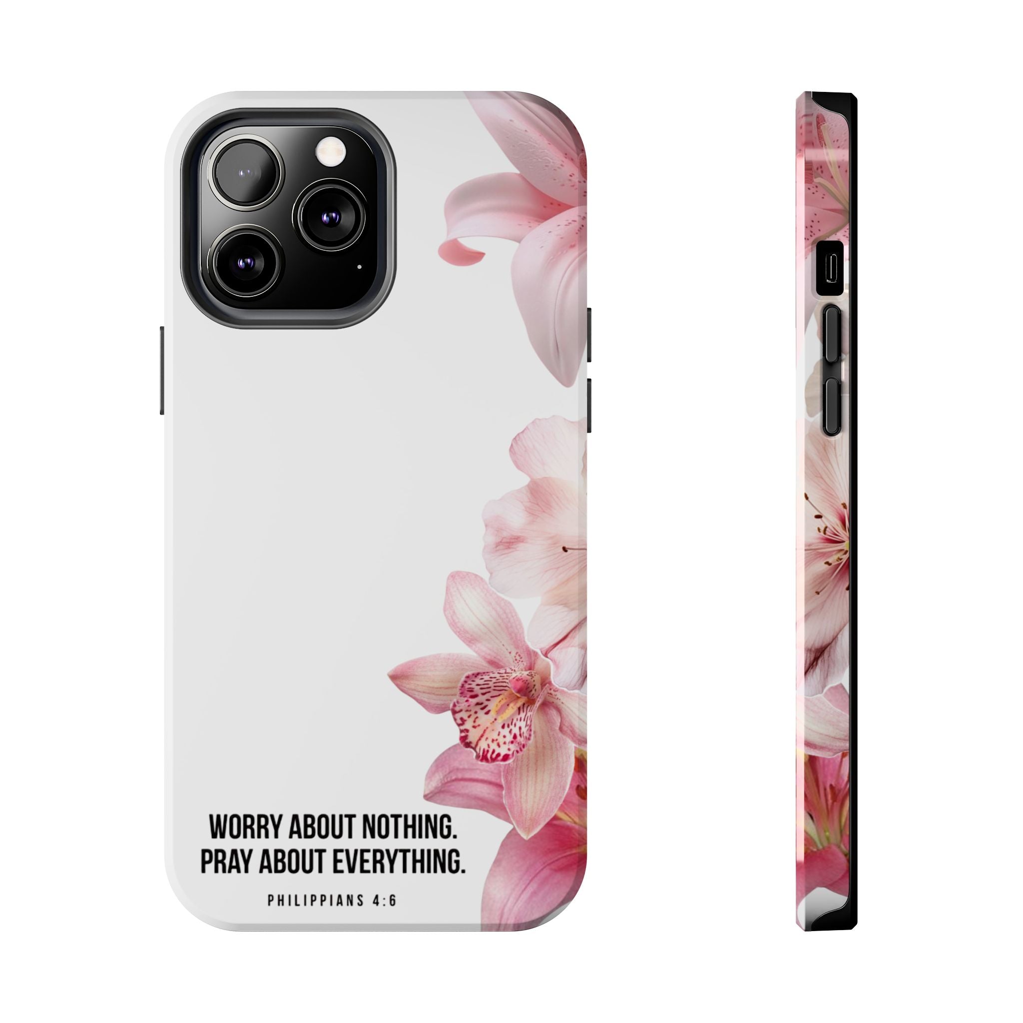 Worry About Nothing White- Phone Case