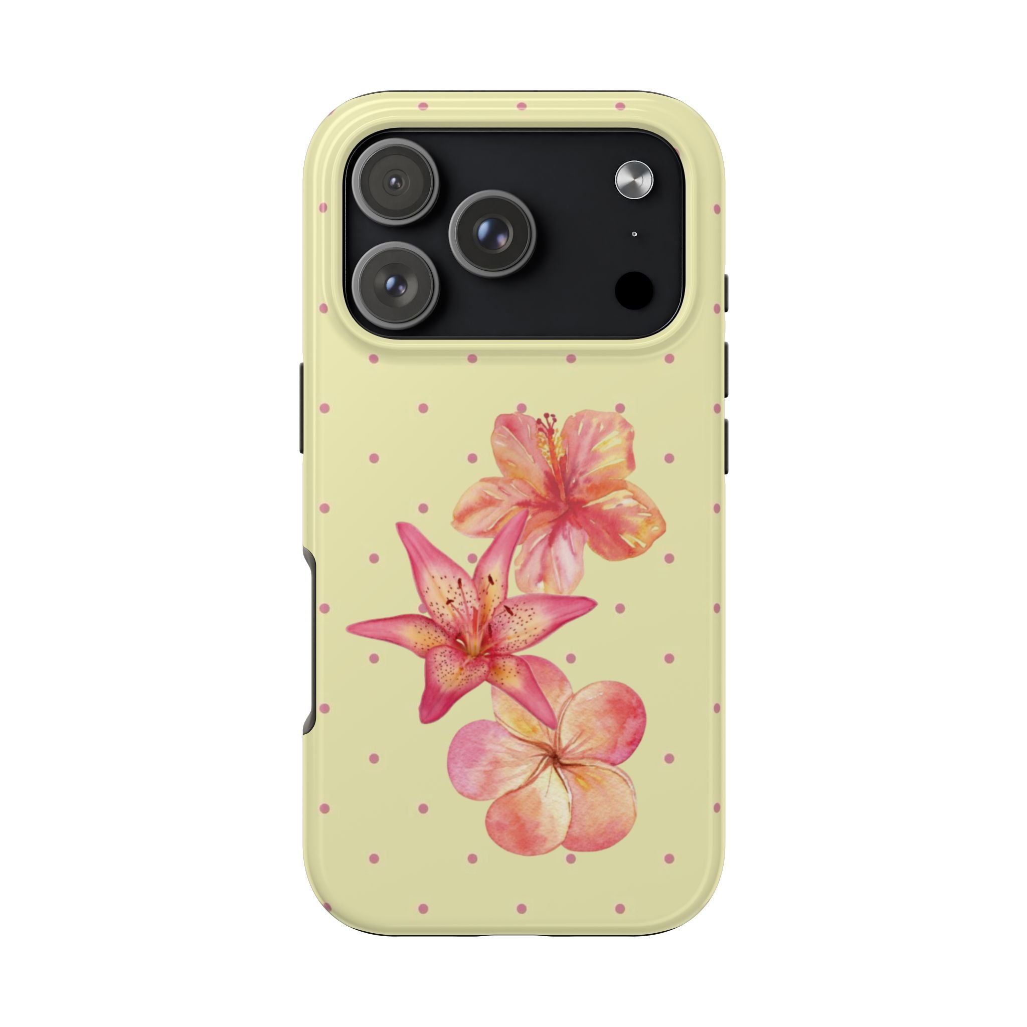 Yellow Polka Dot- Phone Case