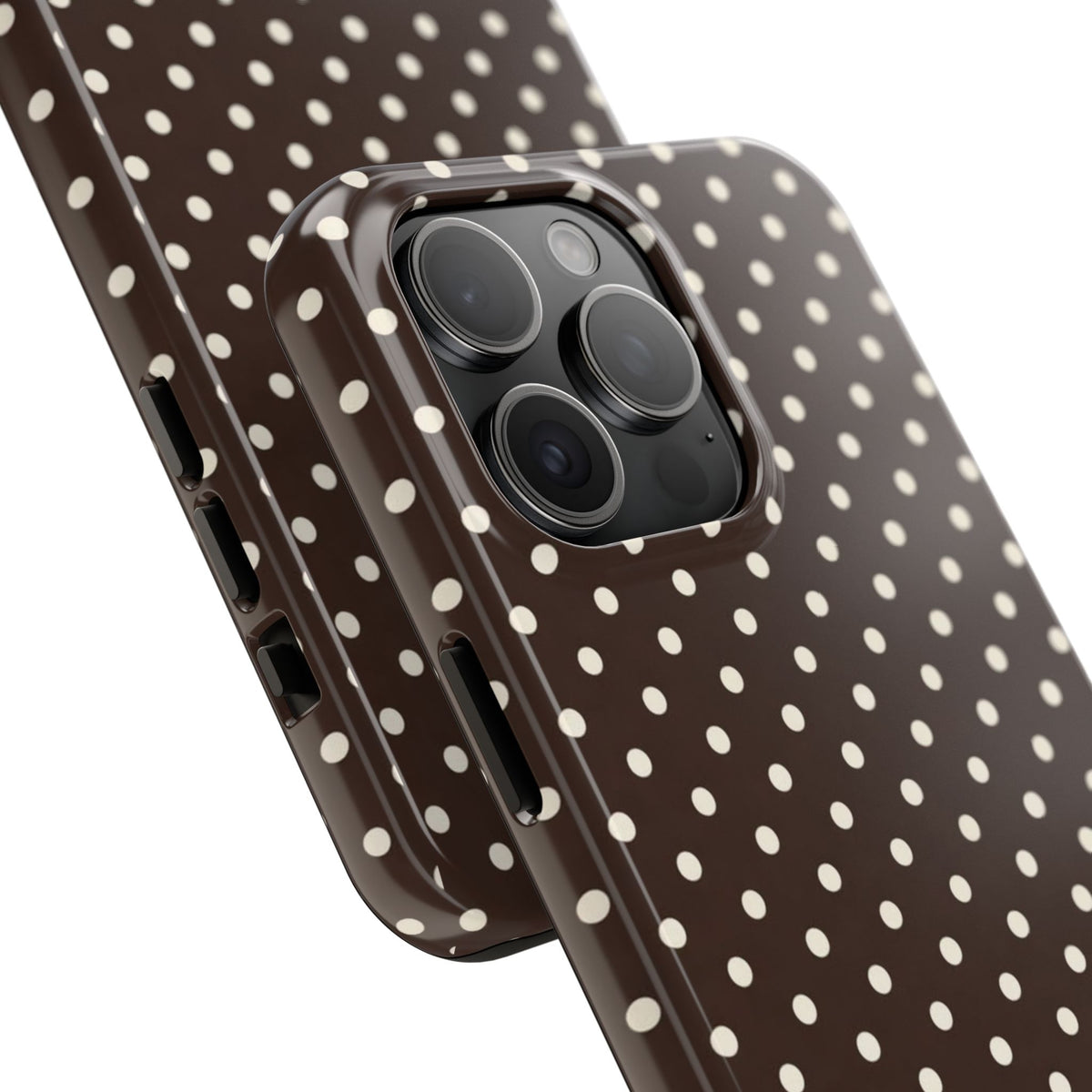Brown Polka Dot - Phone Cases