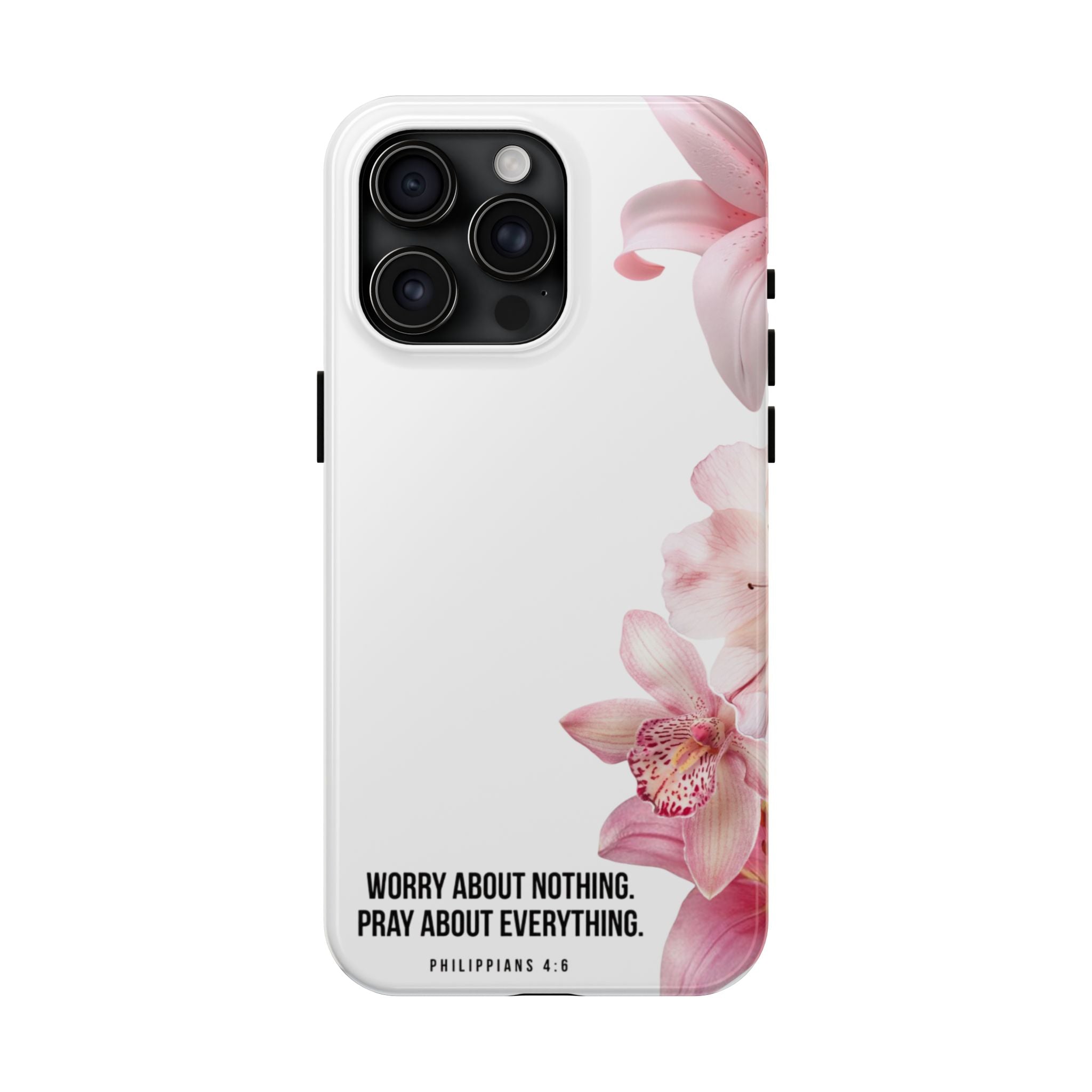 Worry About Nothing White- Phone Case