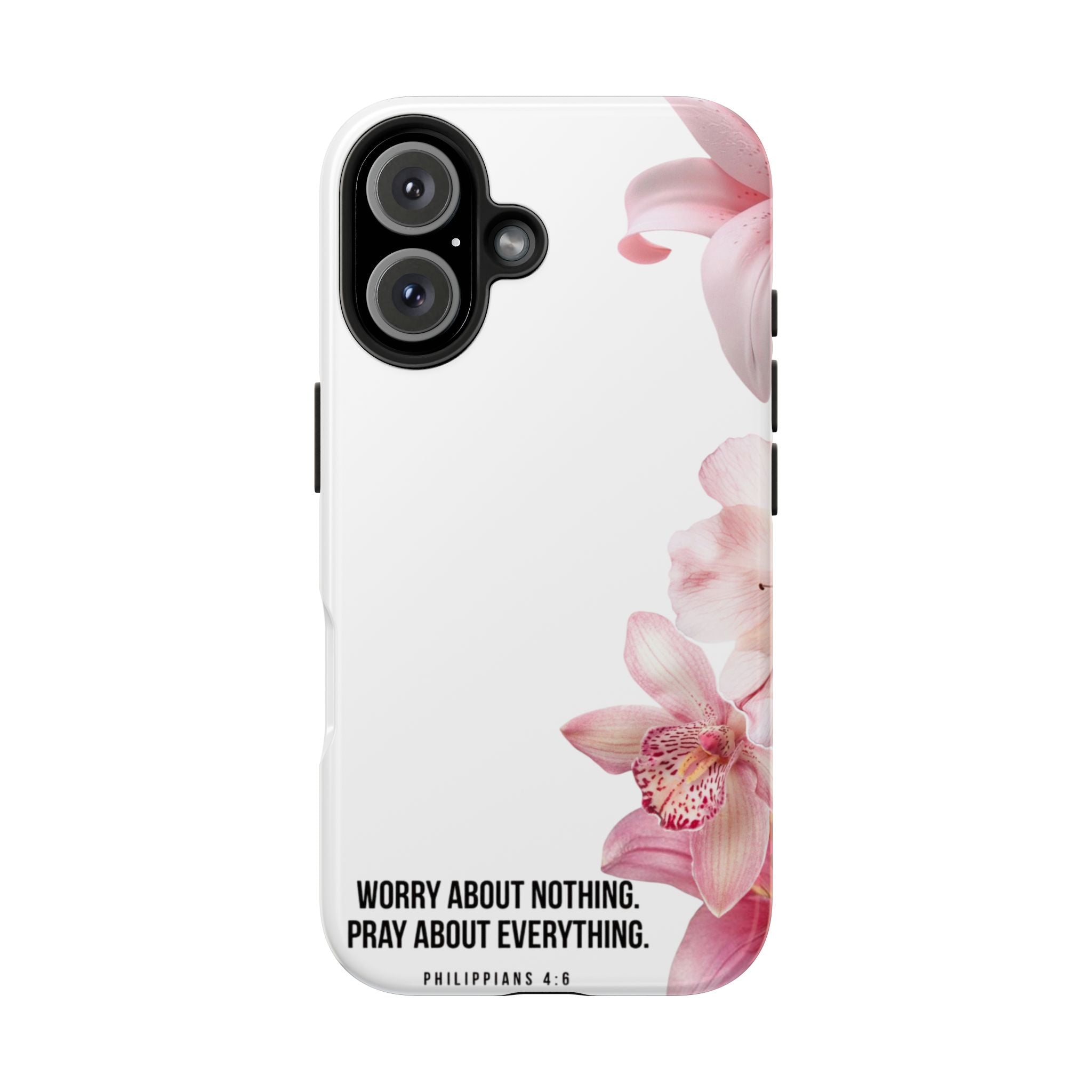 Worry About Nothing White- Phone Case