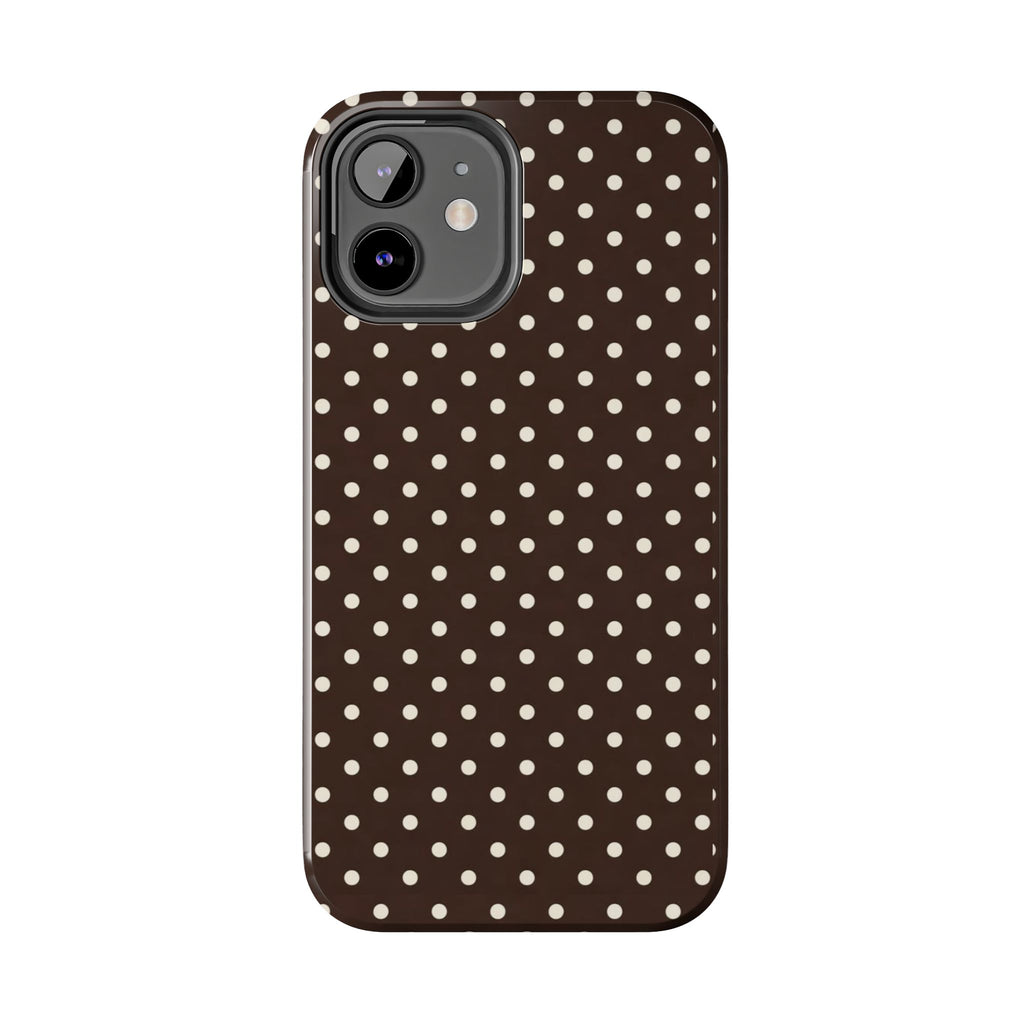 Brown Polka Dot - Phone Cases