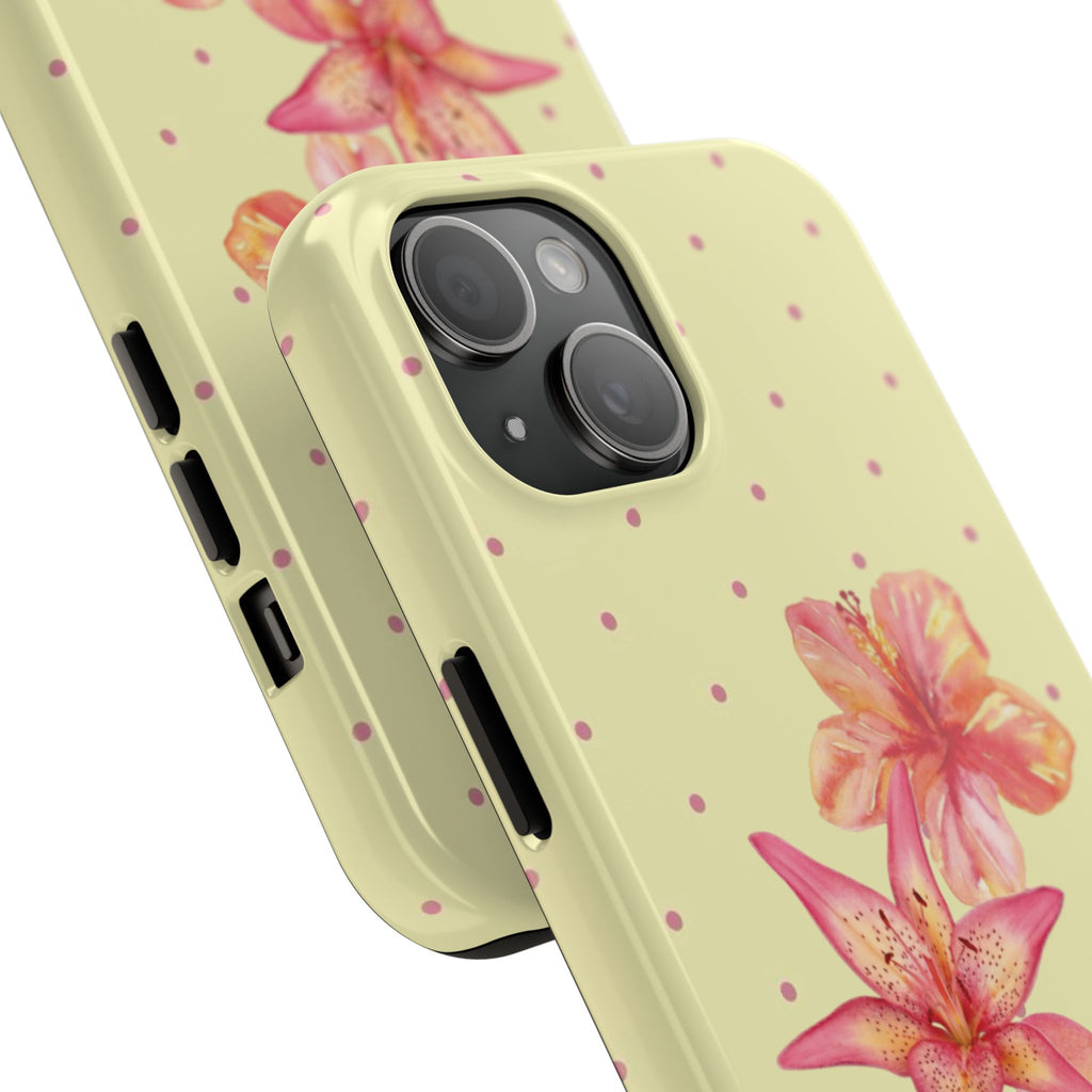 Yellow Polka Dot- Phone Case