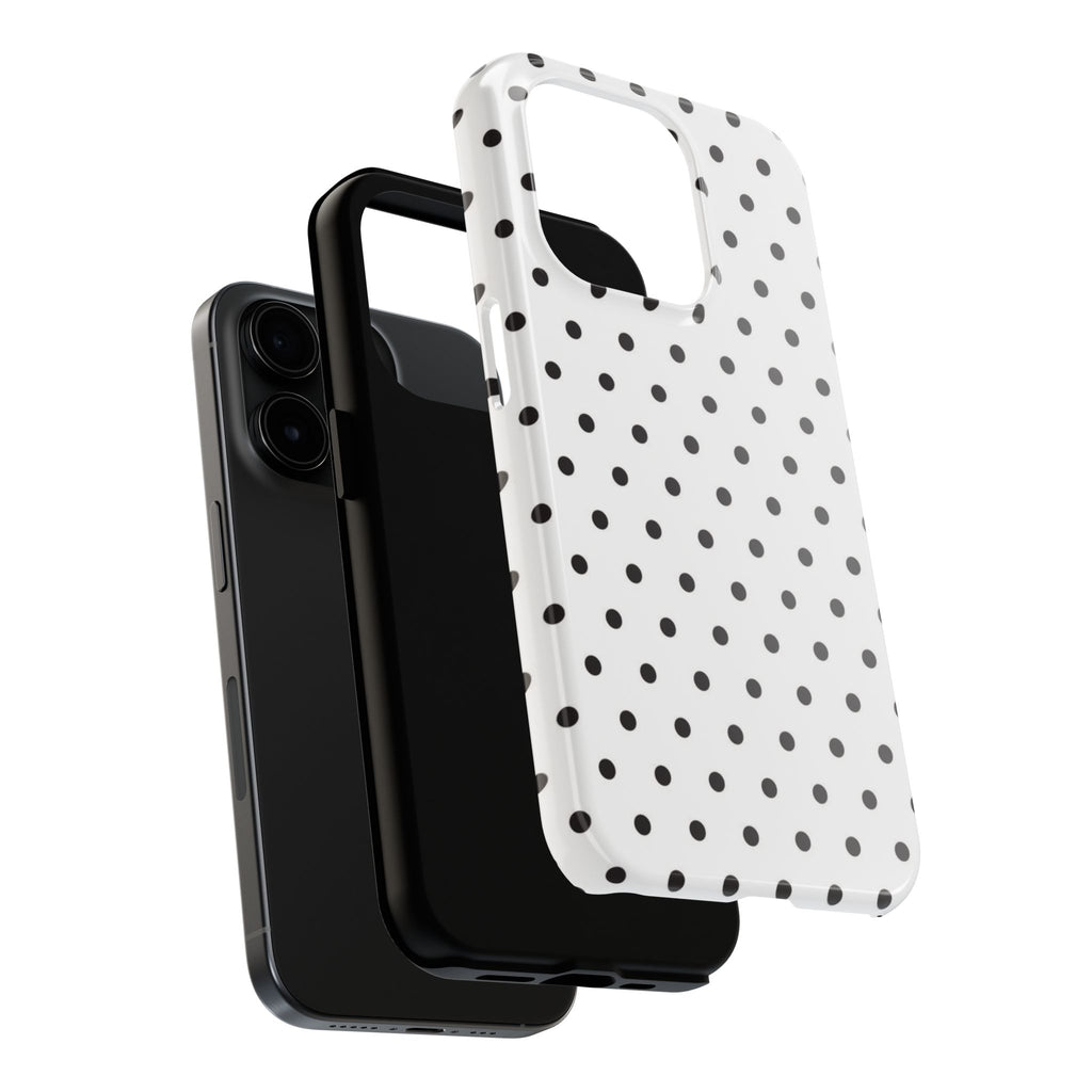 White Polka Dot Phone Case