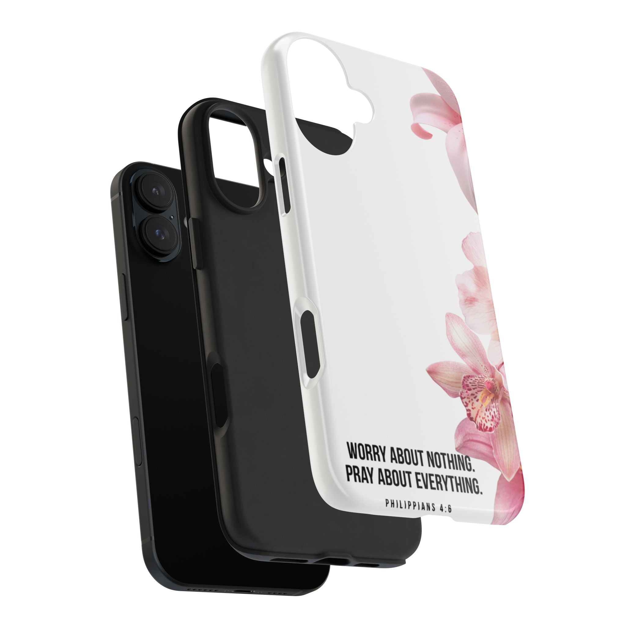 Worry About Nothing White- Phone Case