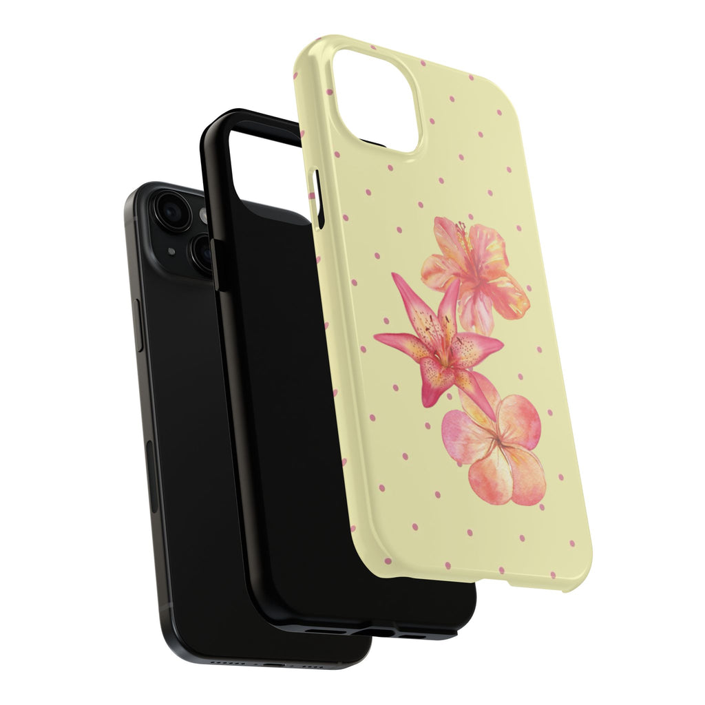 Yellow Polka Dot- Phone Case
