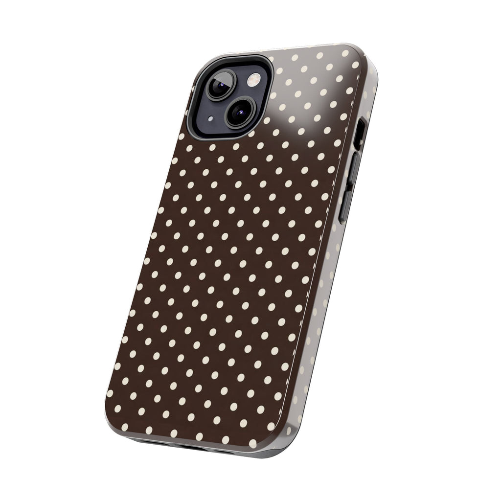 Brown Polka Dot - Phone Cases