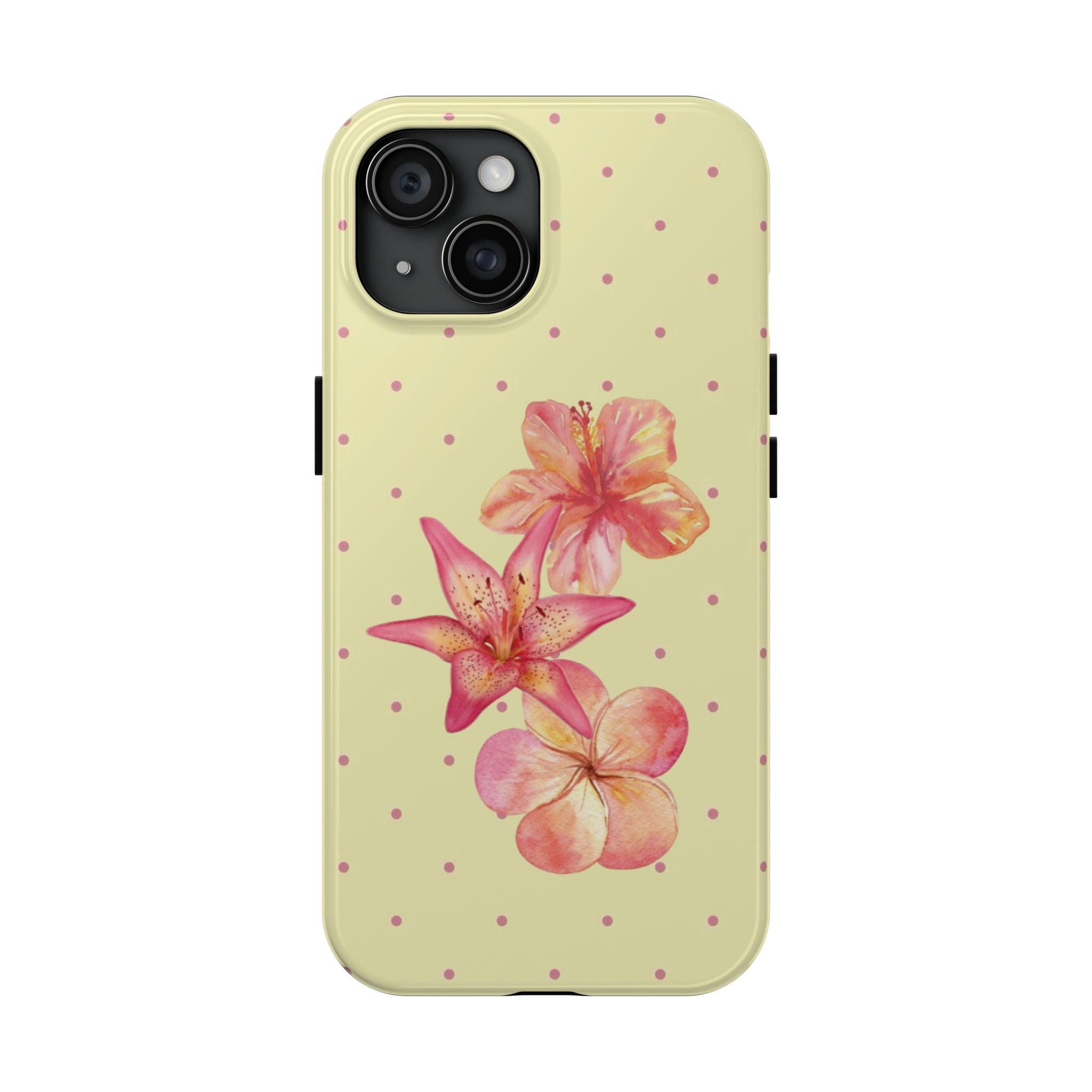 Yellow Polka Dot- Phone Case