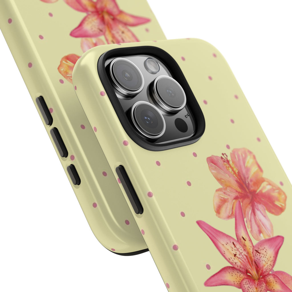 Yellow Polka Dot- Phone Case