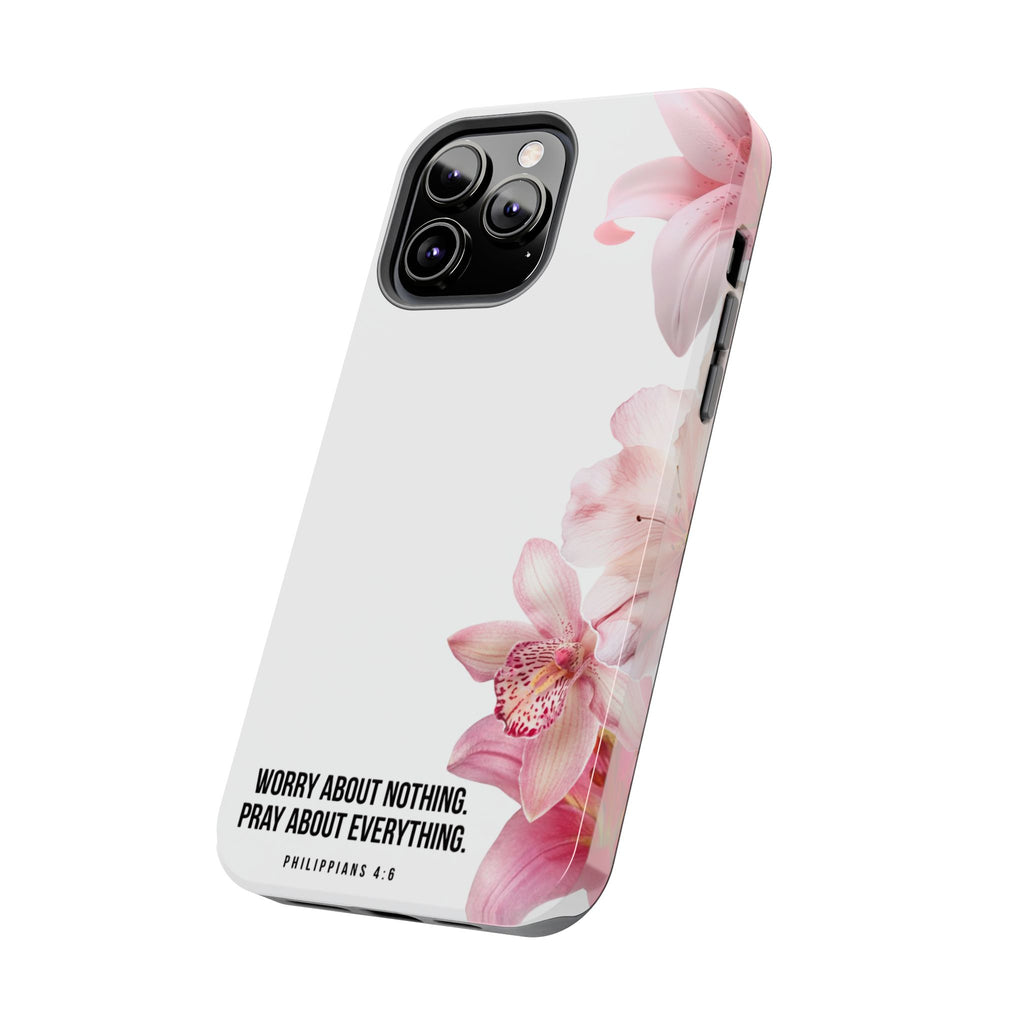 Worry About Nothing White- Phone Case