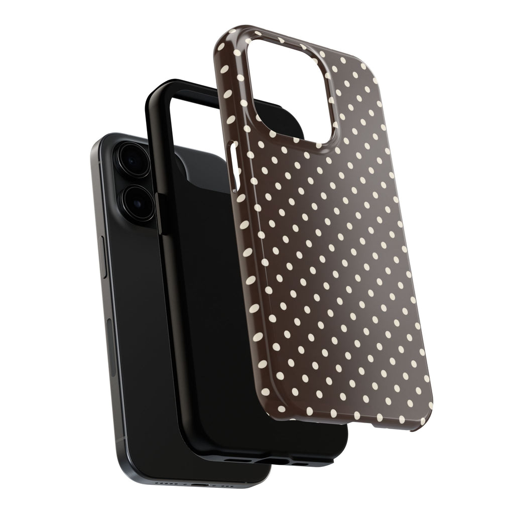 Brown Polka Dot - Phone Cases