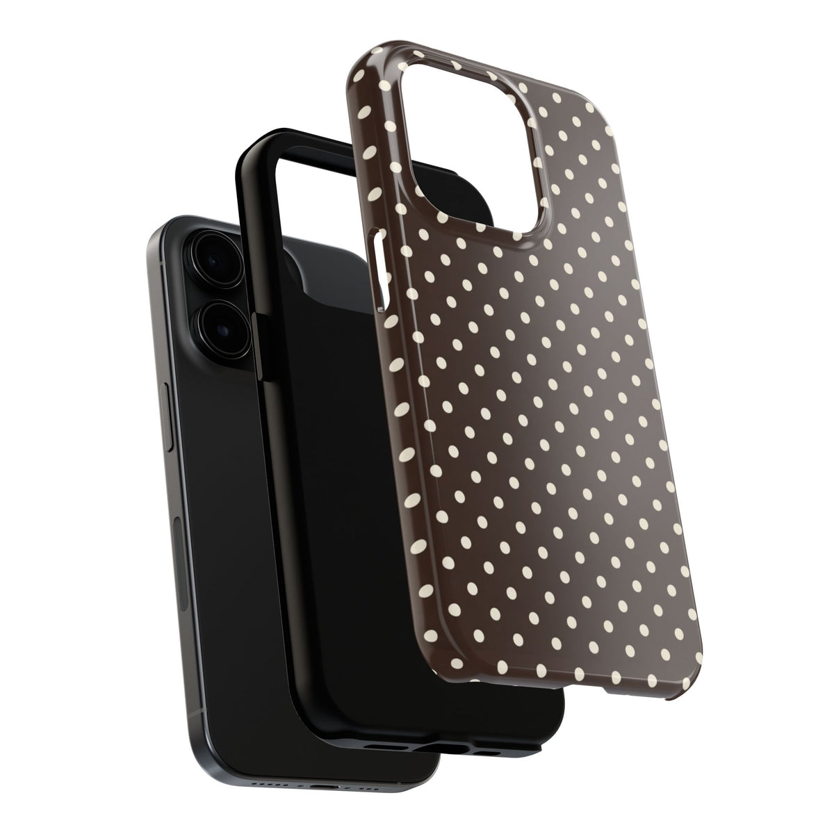 Brown Polka Dot - Phone Cases