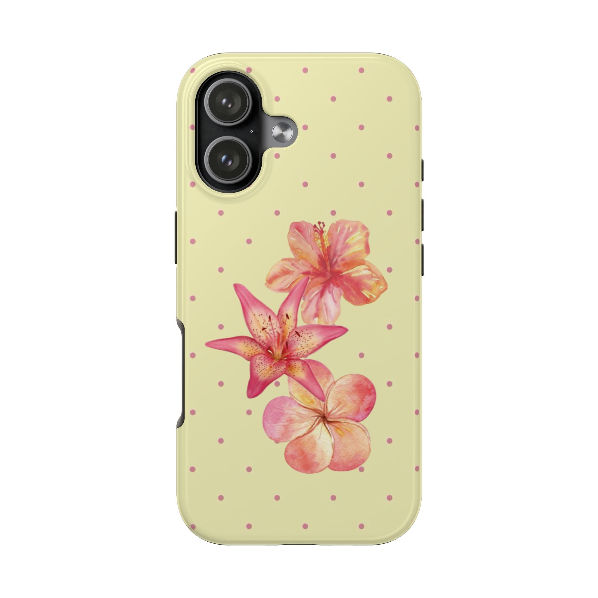 Yellow Polka Dot- Phone Case