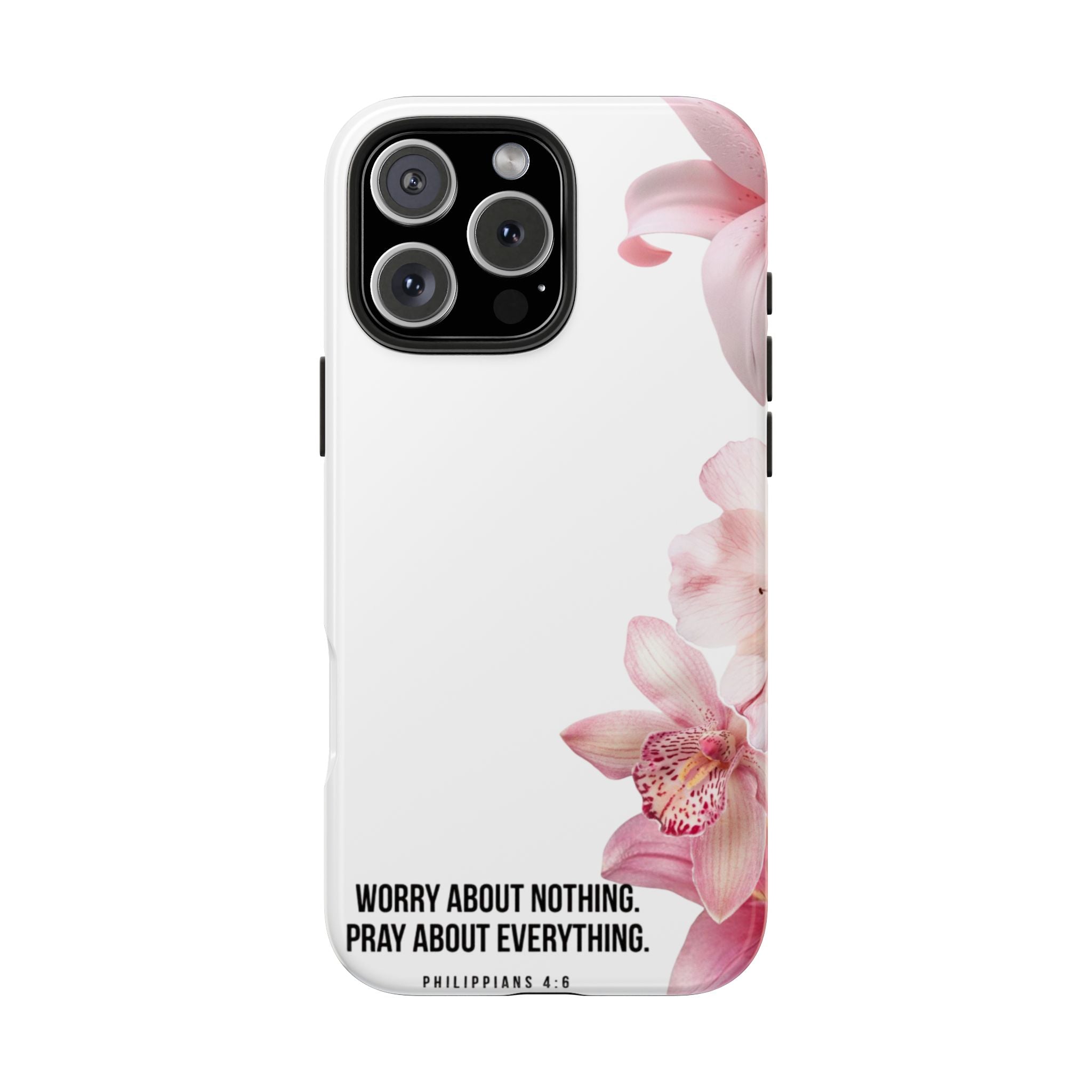 Worry About Nothing White- Phone Case
