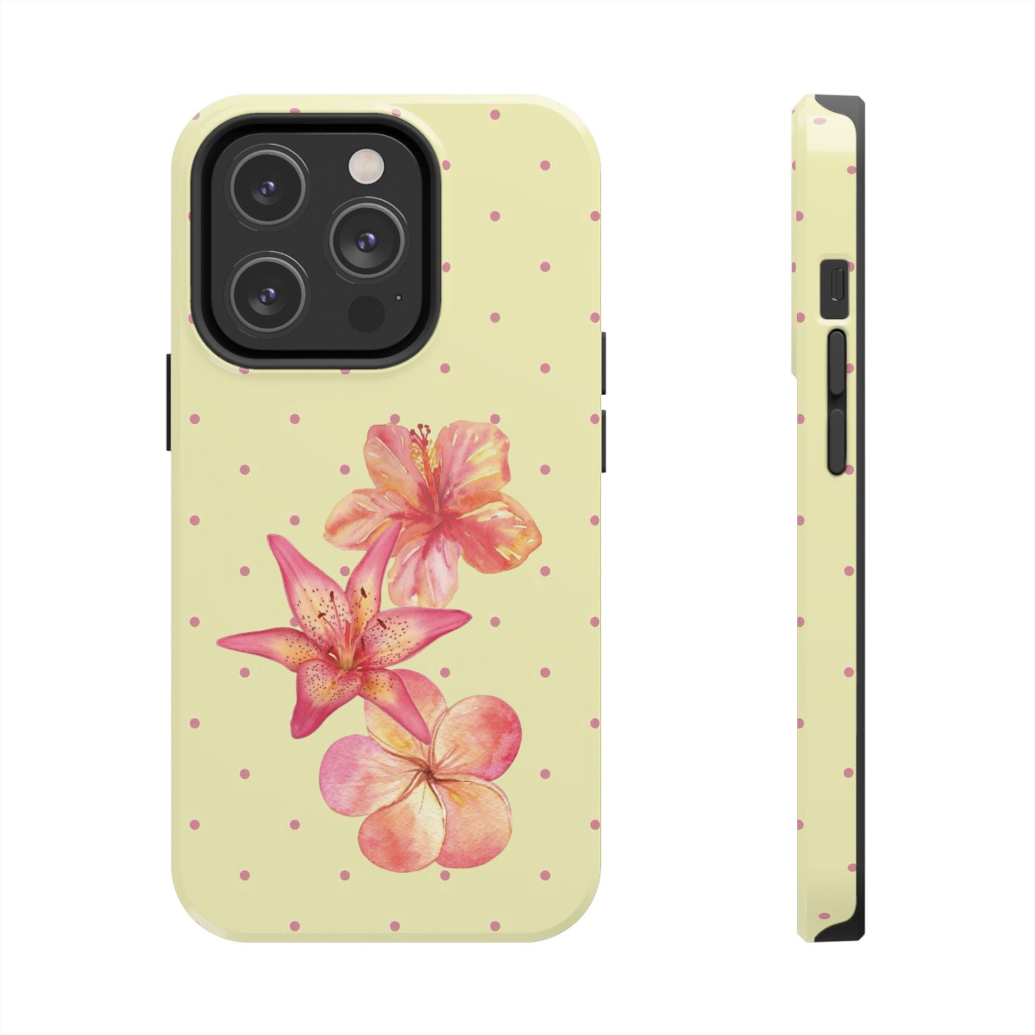 Yellow Polka Dot- Phone Case