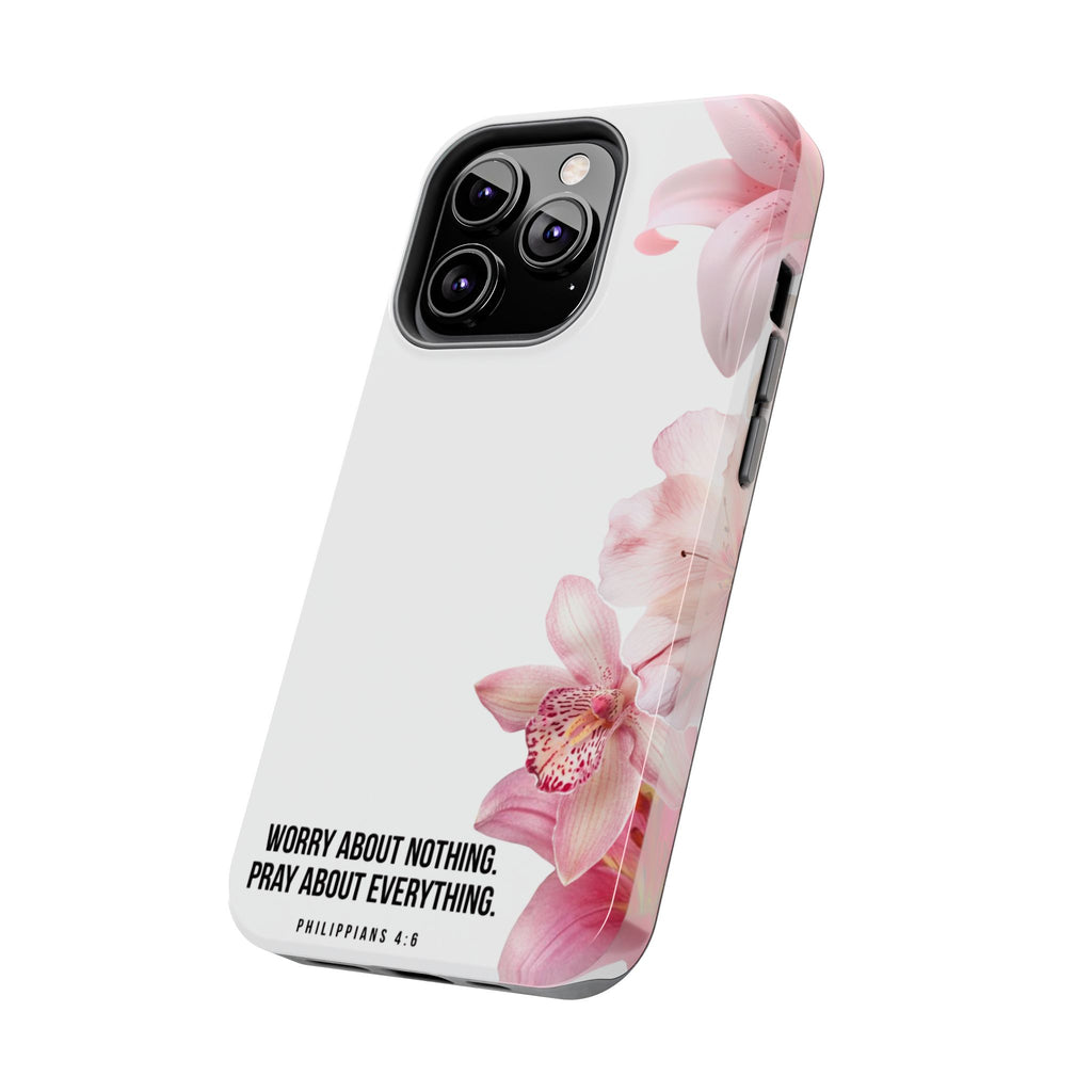 Worry About Nothing White- Phone Case