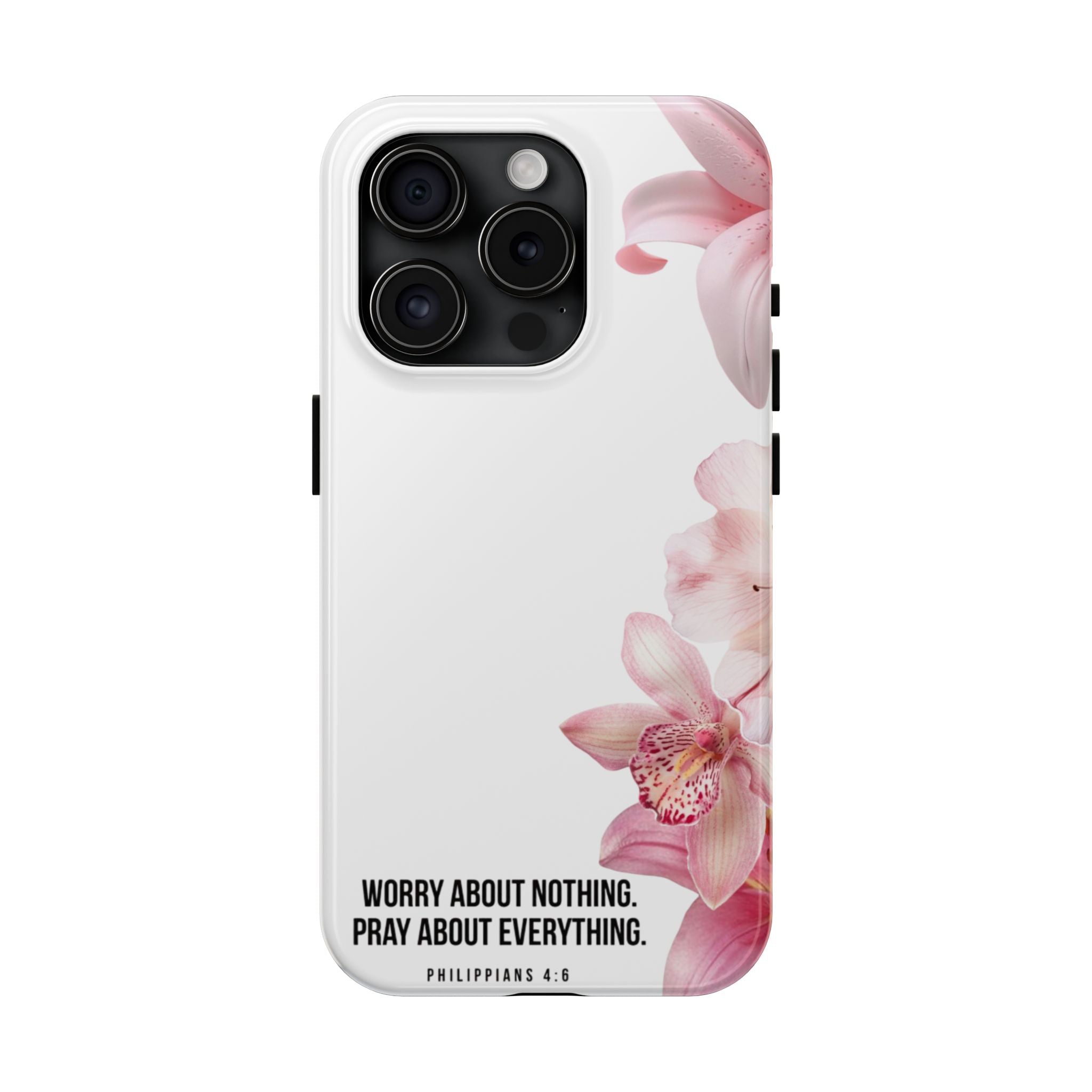 Worry About Nothing White- Phone Case