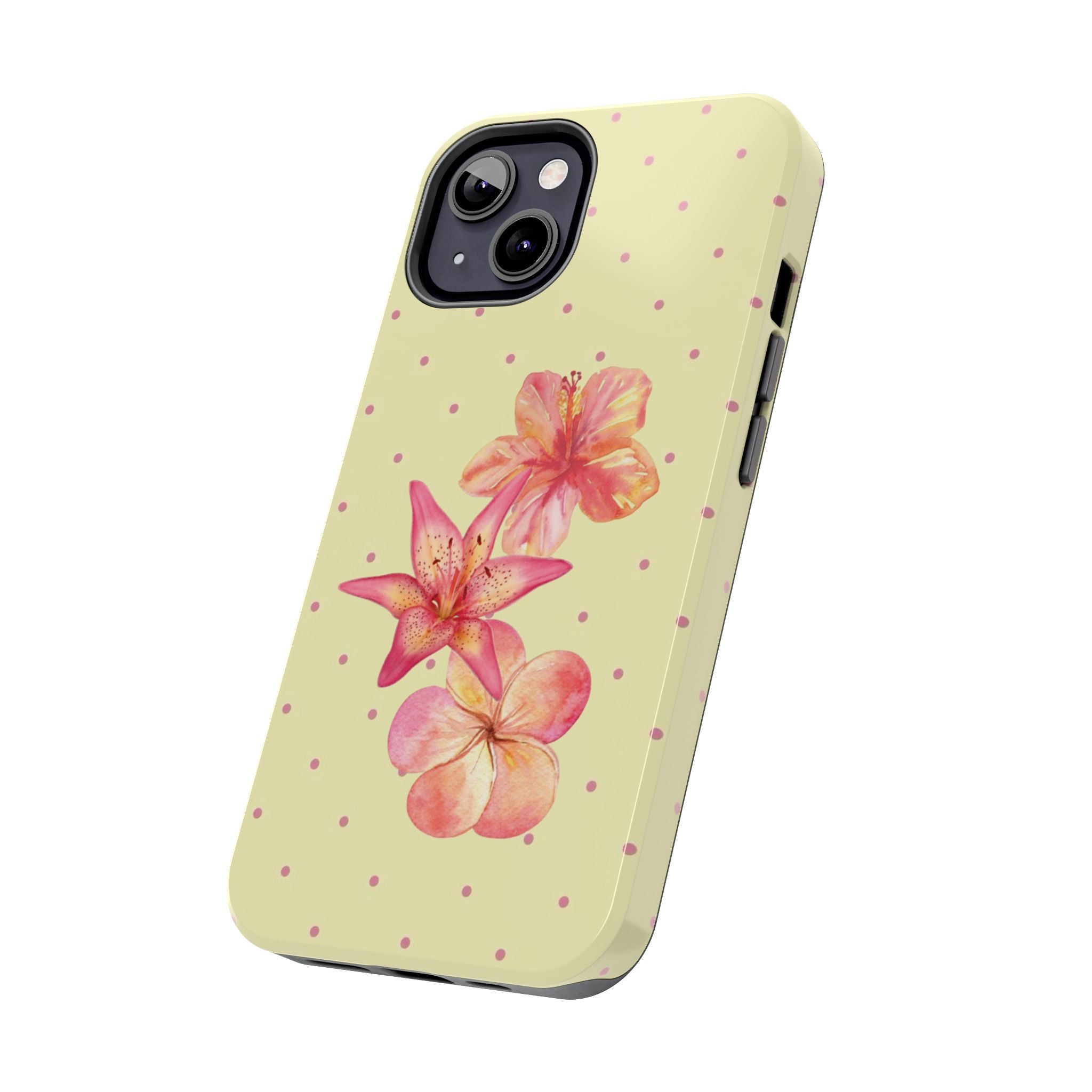 Yellow Polka Dot- Phone Case
