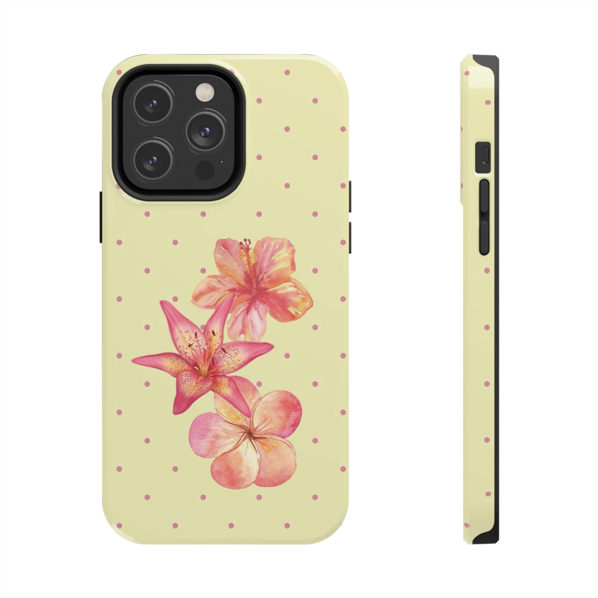 Yellow Polka Dot- Phone Case