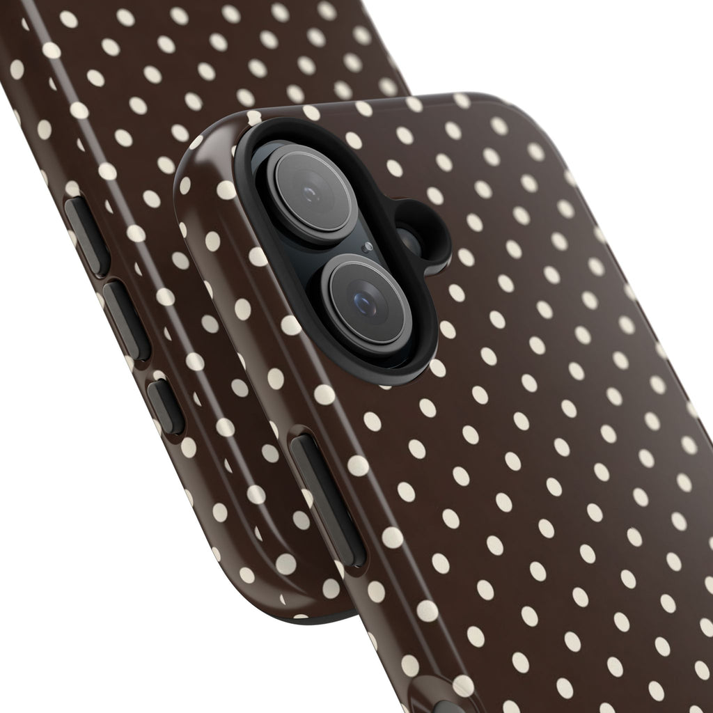 Brown Polka Dot - Phone Cases