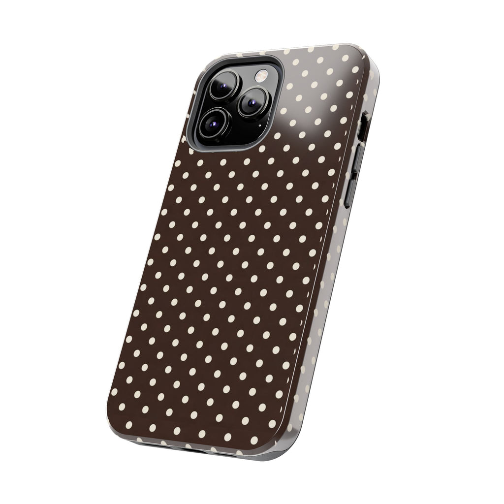 Brown Polka Dot - Phone Cases