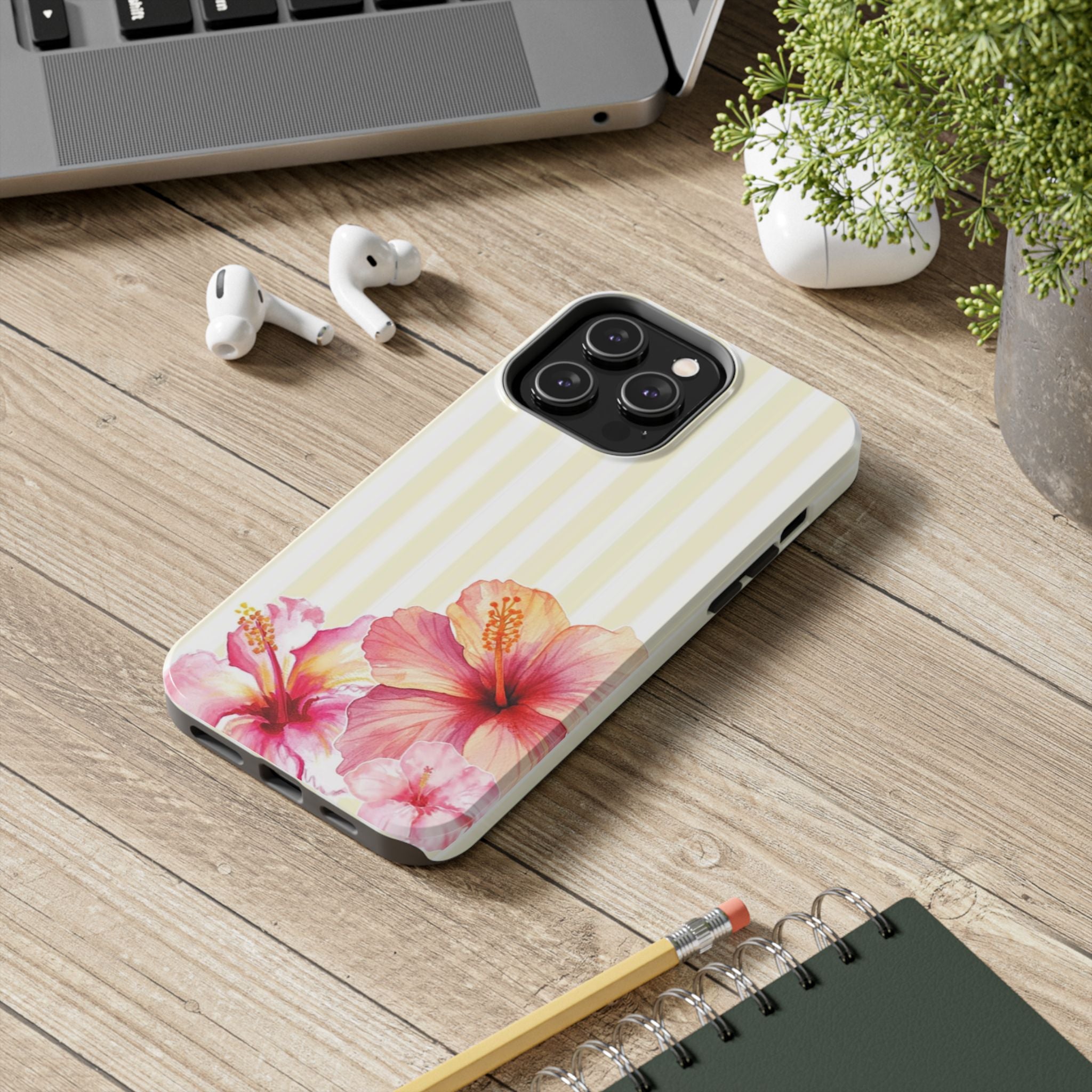 Yellow Stripe- Phone Case