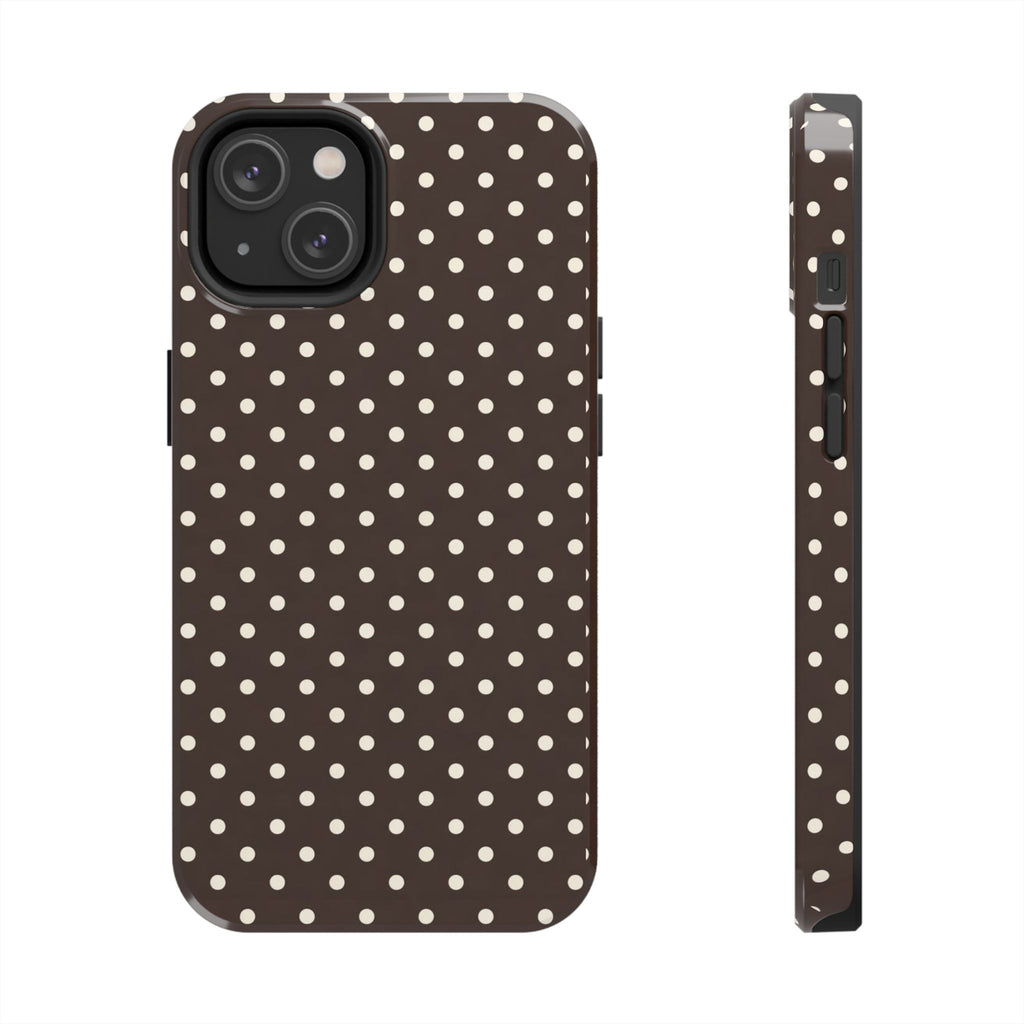 Brown Polka Dot - Phone Cases