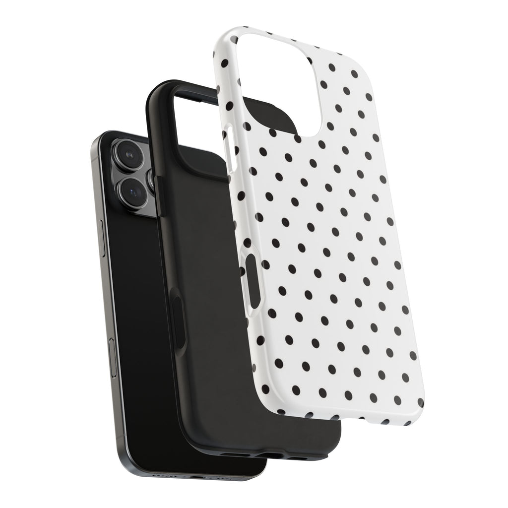 White Polka Dot Phone Case