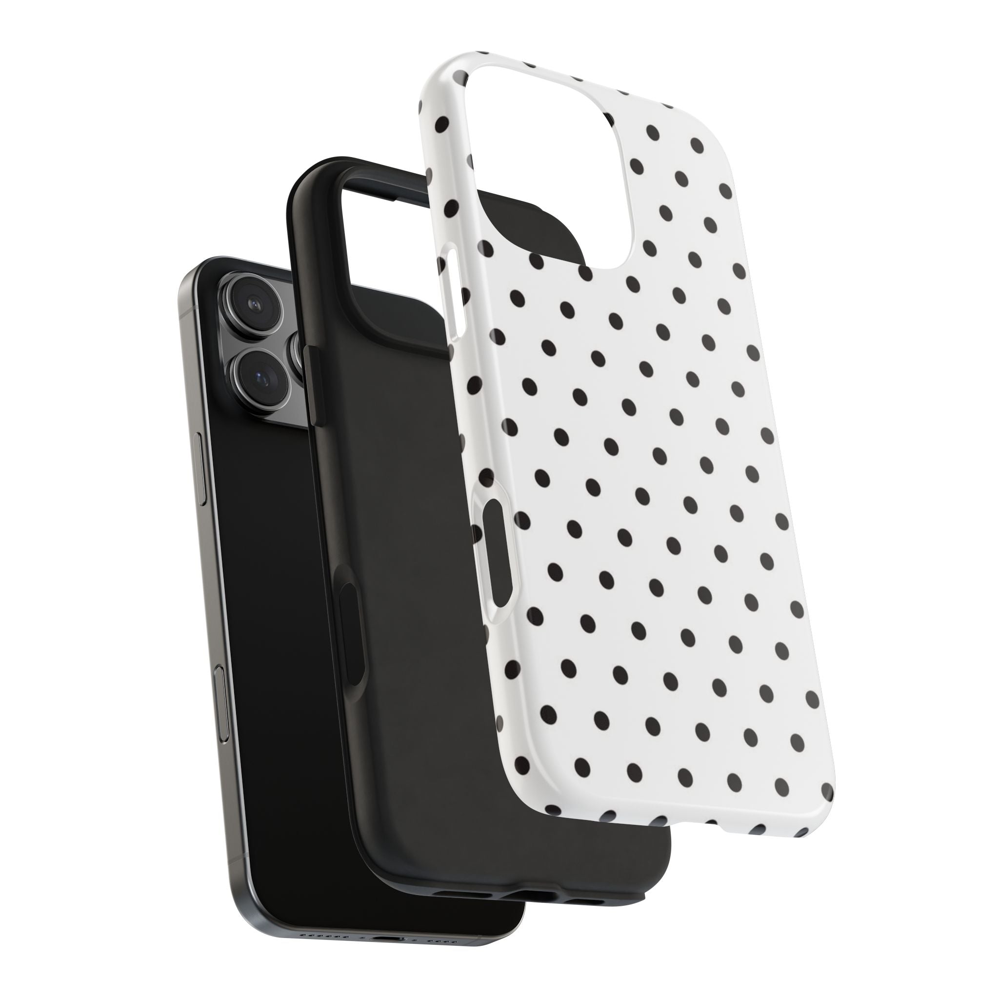 White Polka Dot Phone Case