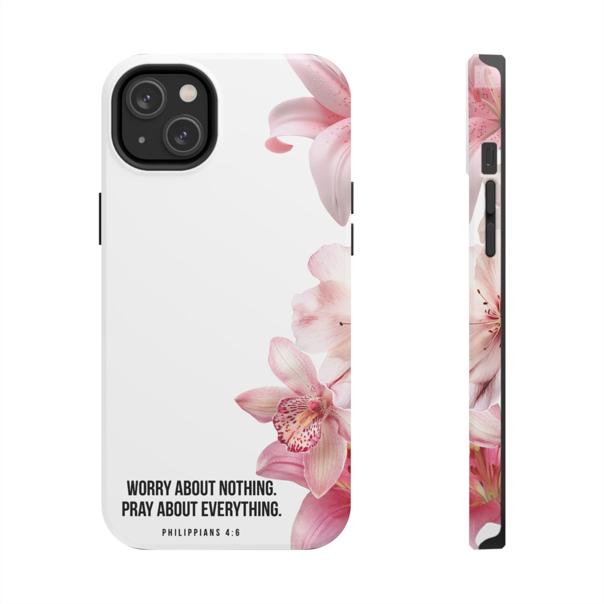 Worry About Nothing White- Phone Case