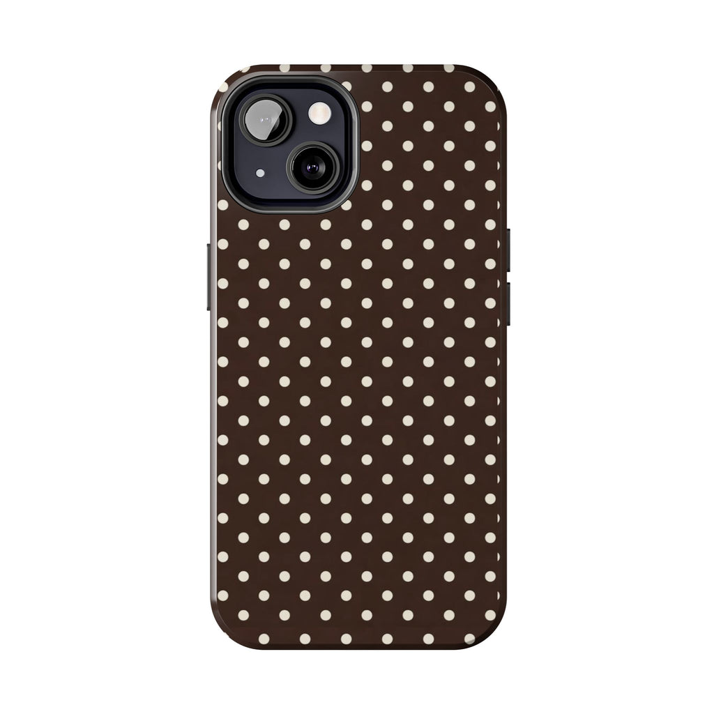 Brown Polka Dot - Phone Cases