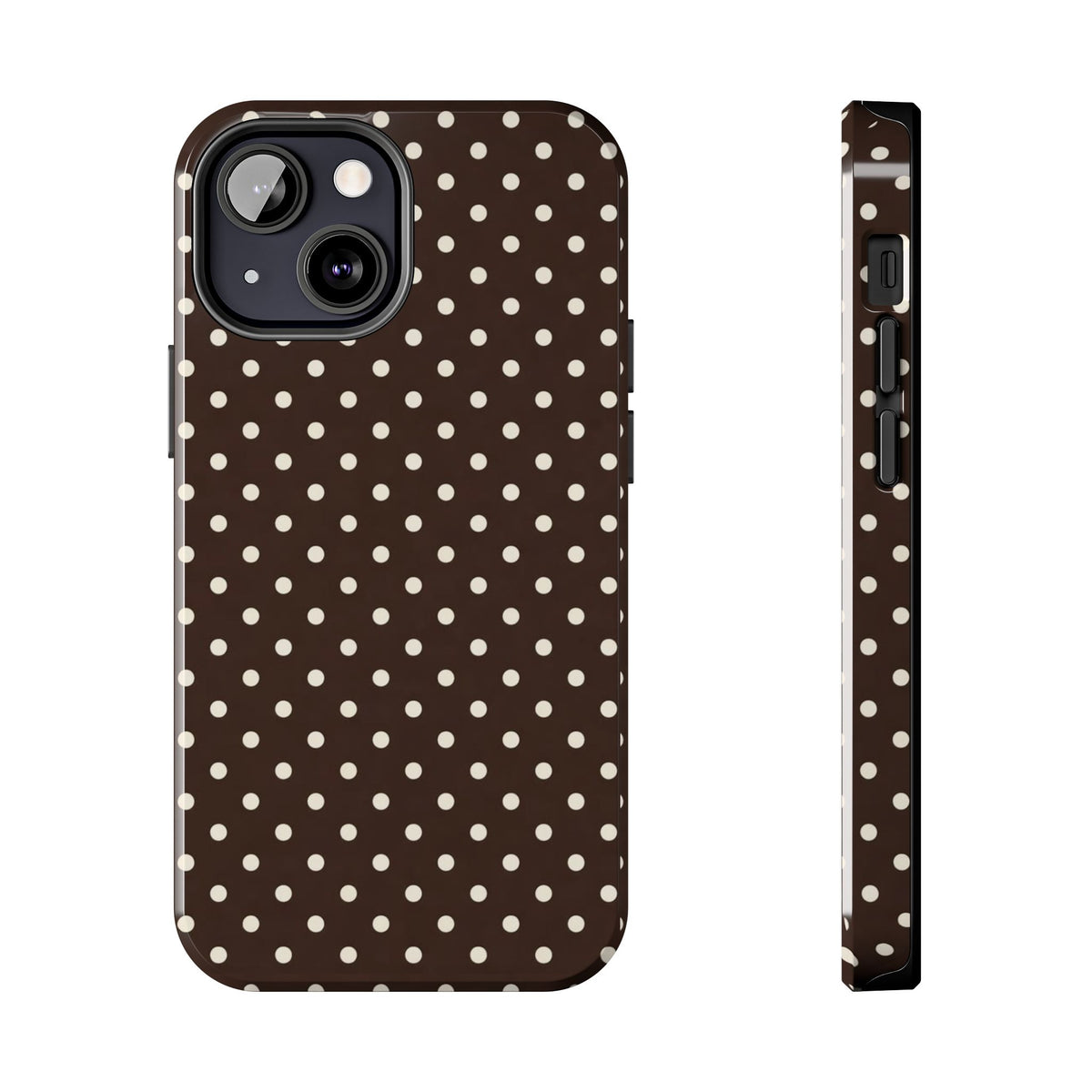 Brown Polka Dot - Phone Cases