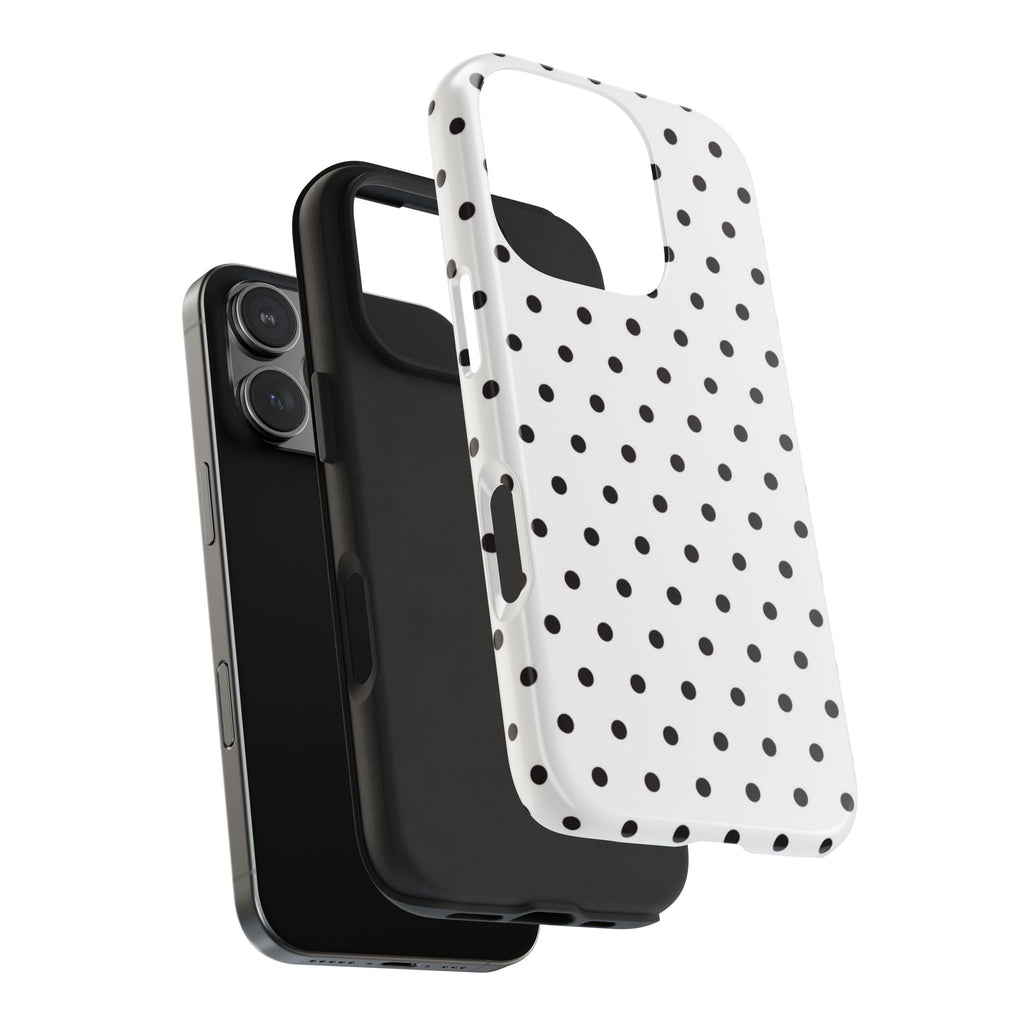 White Polka Dot Phone Case