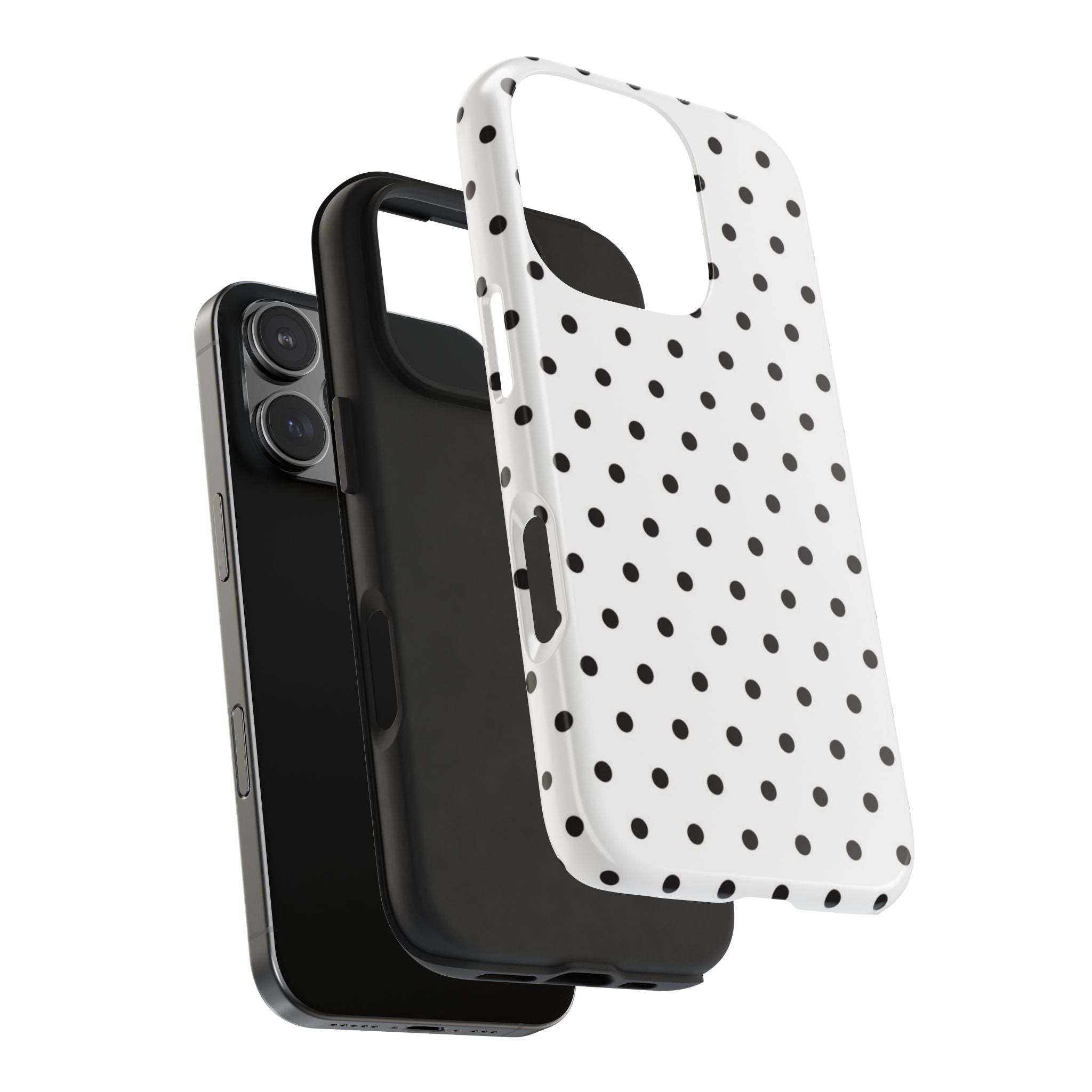 White Polka Dot Phone Case
