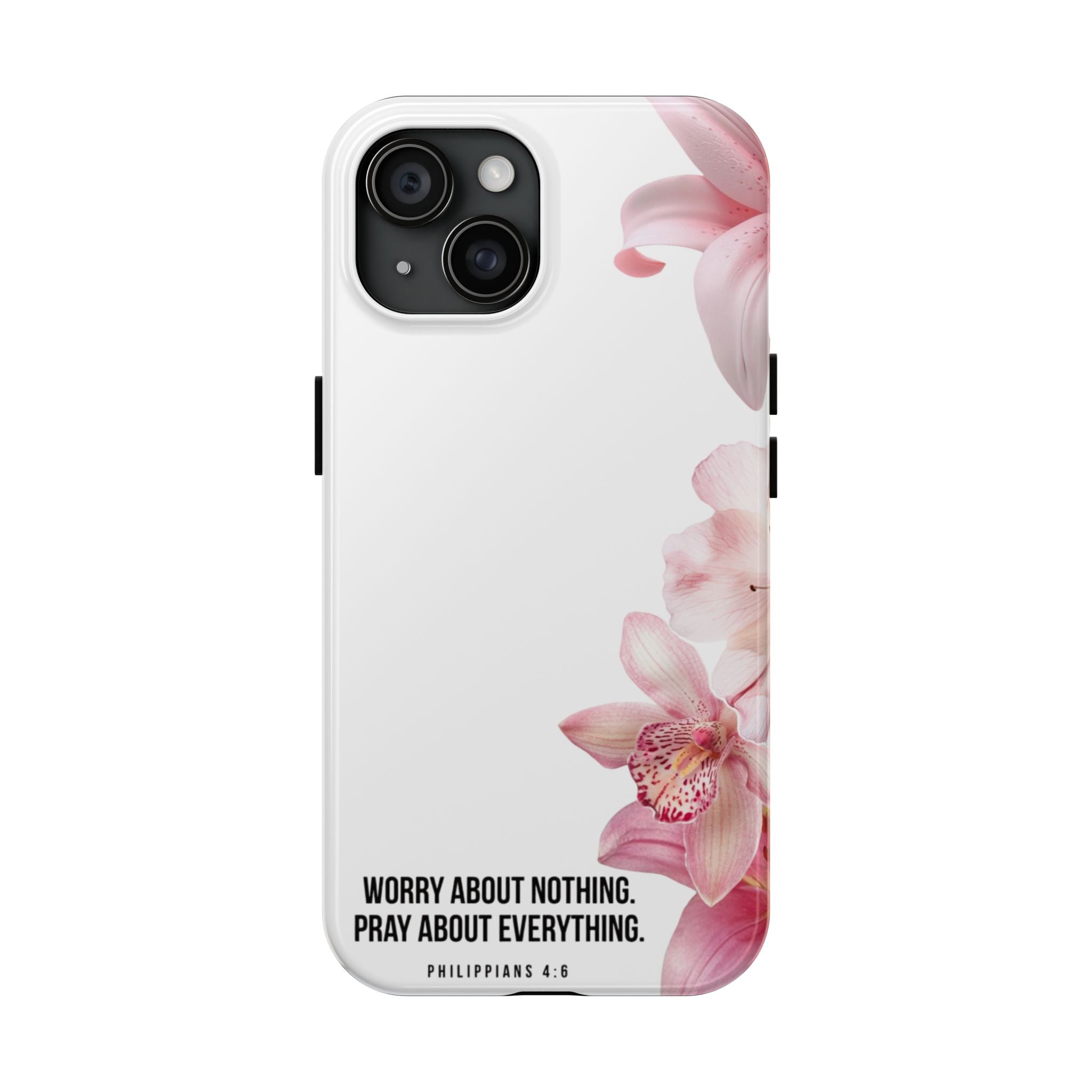 Worry About Nothing White- Phone Case