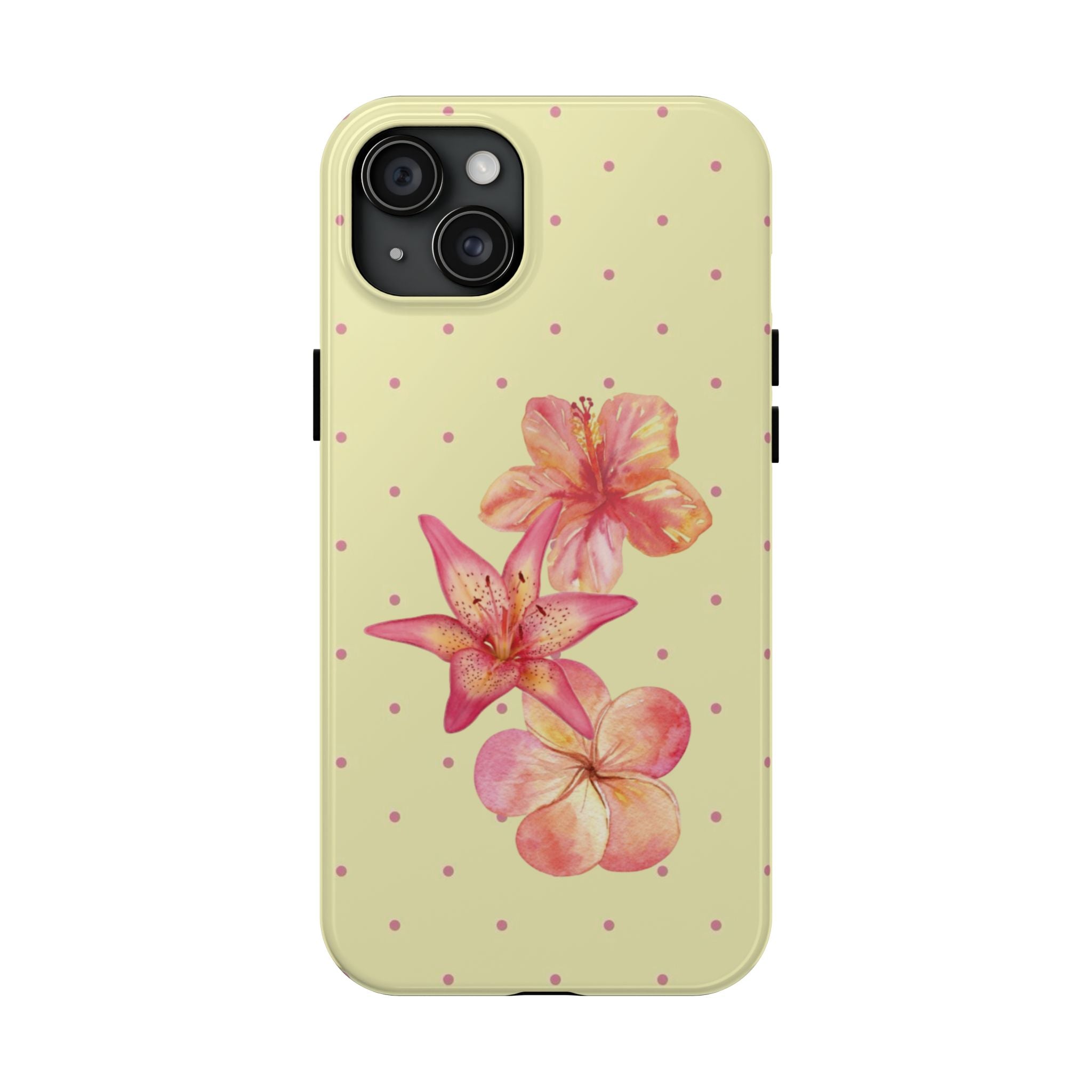 Yellow Polka Dot- Phone Case