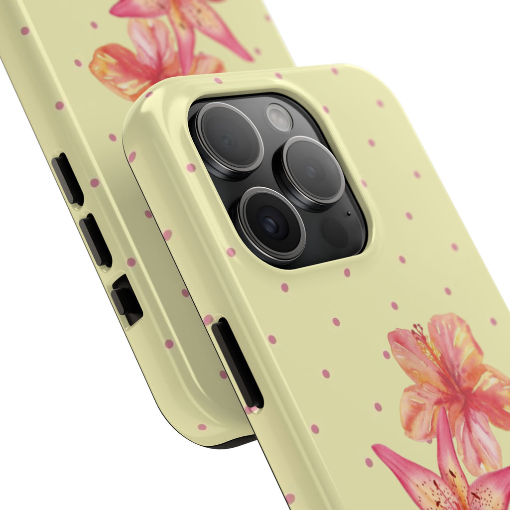 Yellow Polka Dot- Phone Case