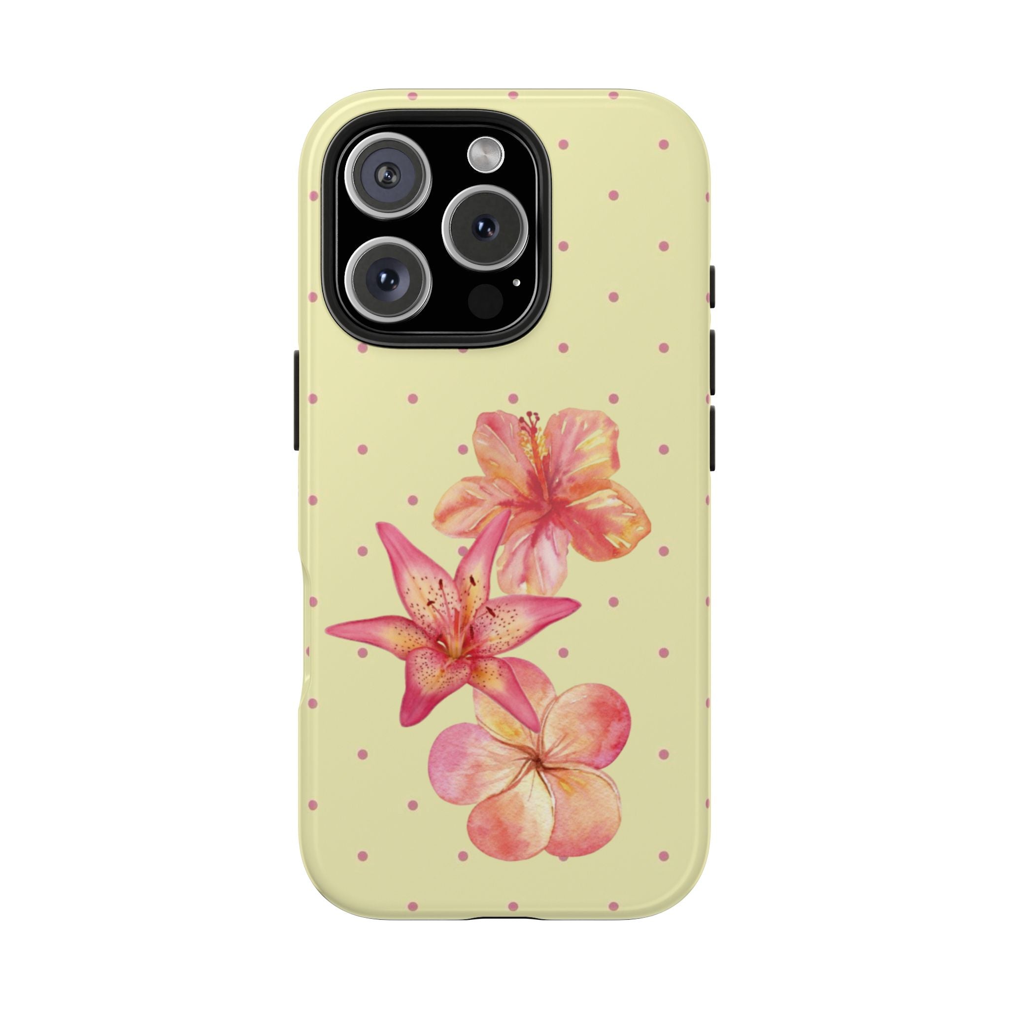Yellow Polka Dot- Phone Case