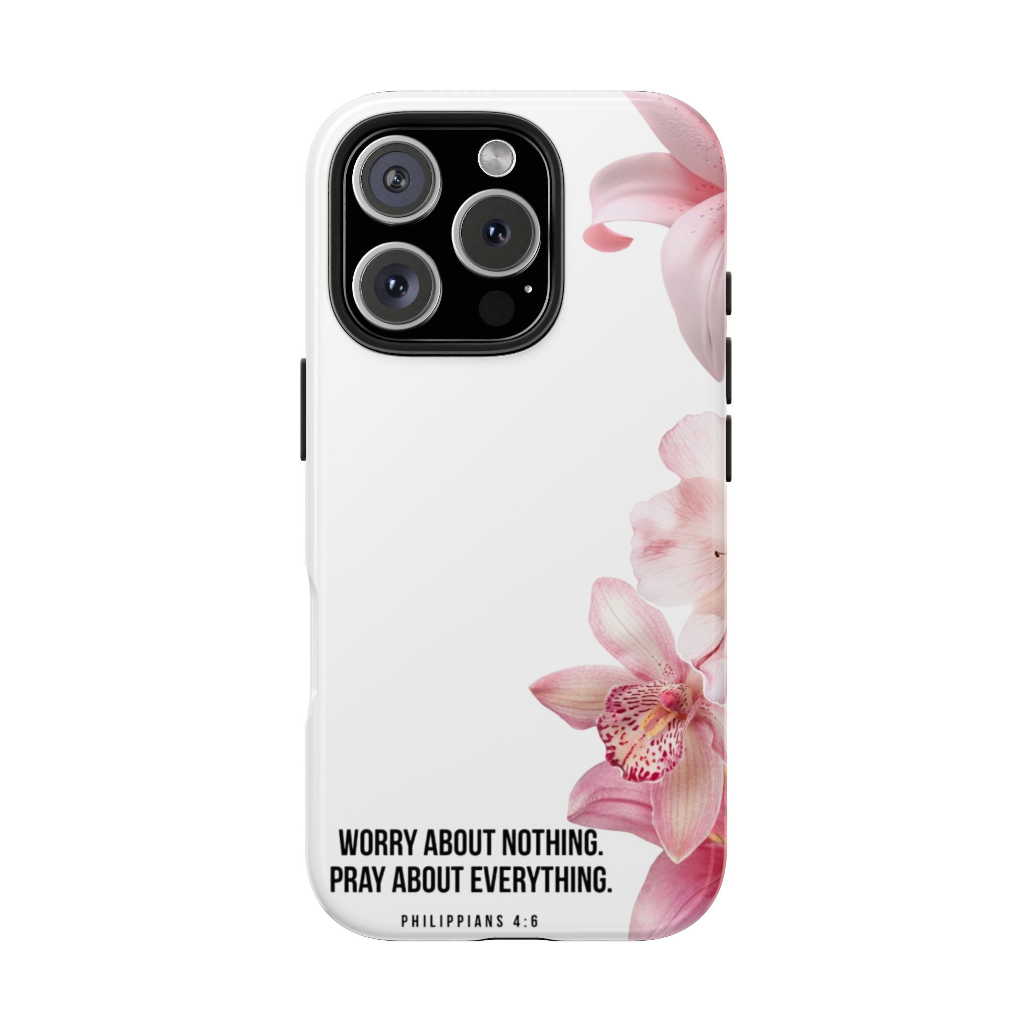 Worry About Nothing White- Phone Case