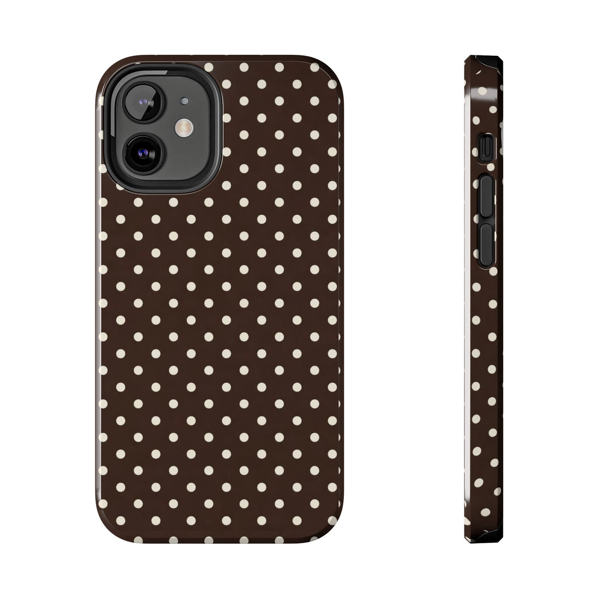Brown Polka Dot - Phone Cases