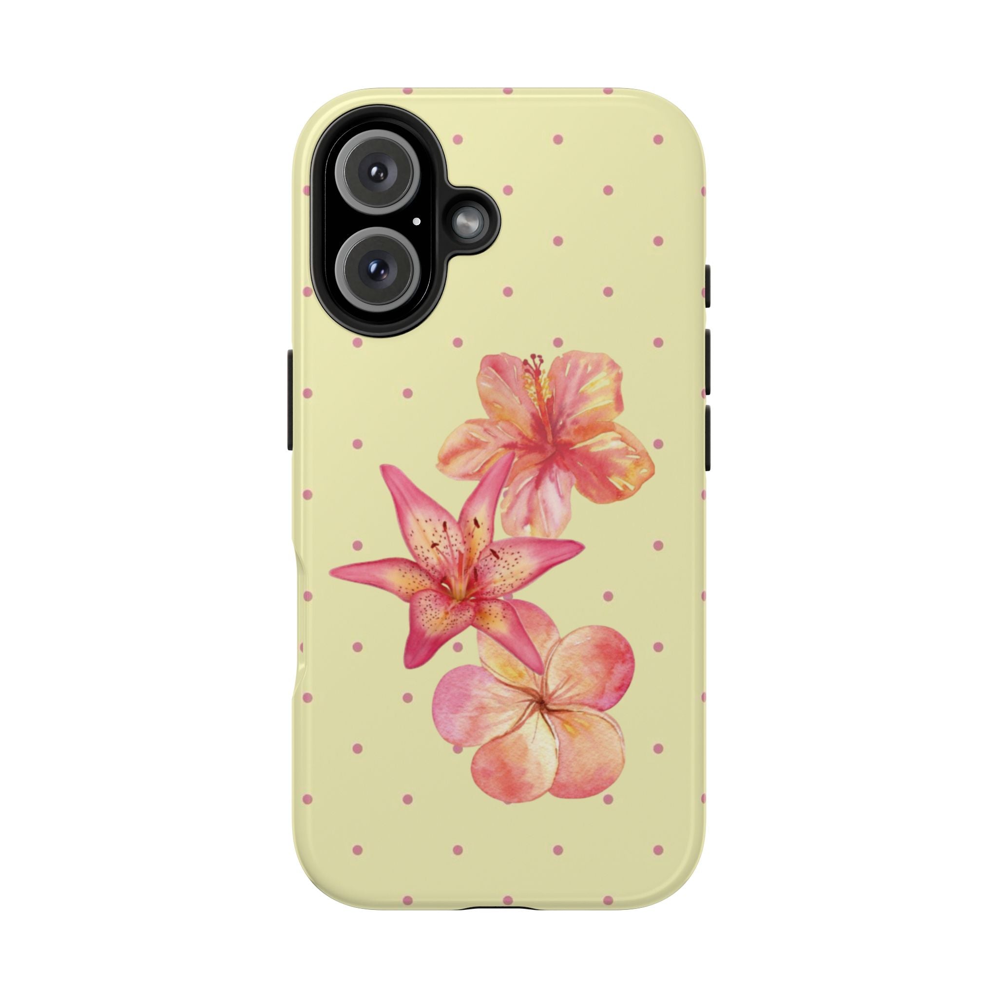 Yellow Polka Dot- Phone Case
